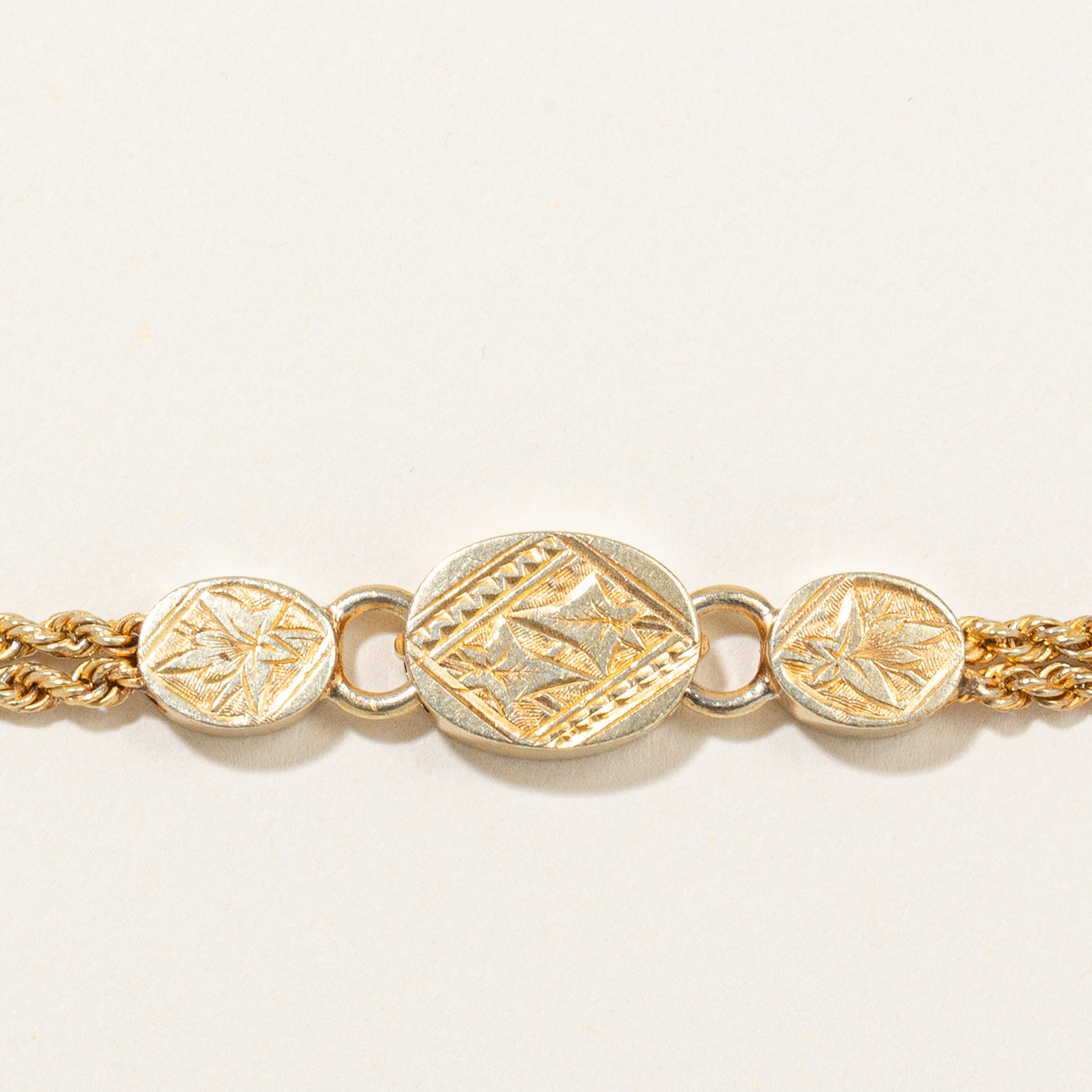 15K Yellow Gold Rope Chain Bracelet - 8 Inch Adjustable Length | Elegant Jewelry for Women, Gift for Her | Perfect for Parties, Weddings & Everyday Wear