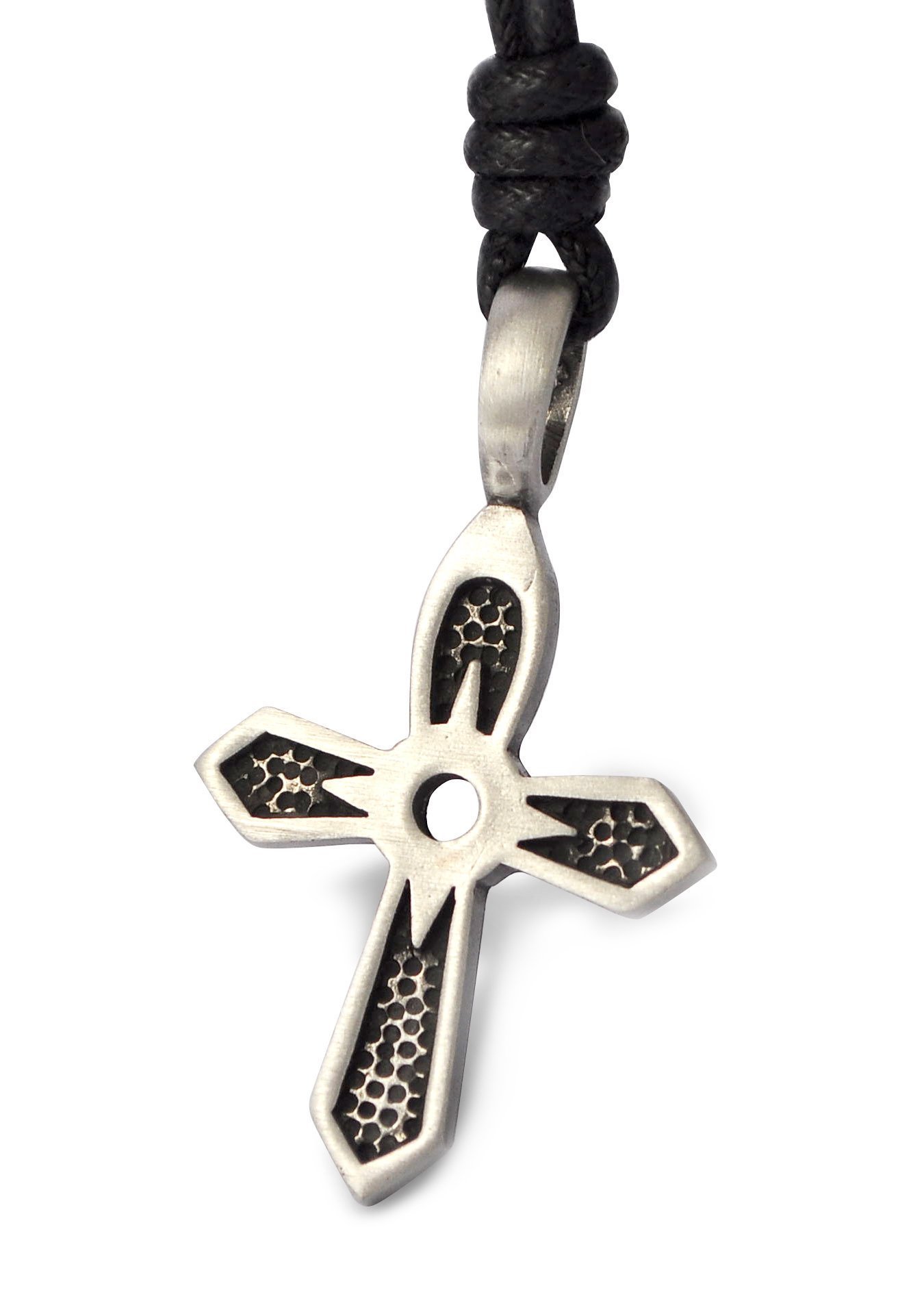 Celtic Cross Silver Pewter Charm Necklace Pendant - Elegant Religious Jewelry for Women & Men - Perfect for Gifts, Weddings, and Everyday Wear