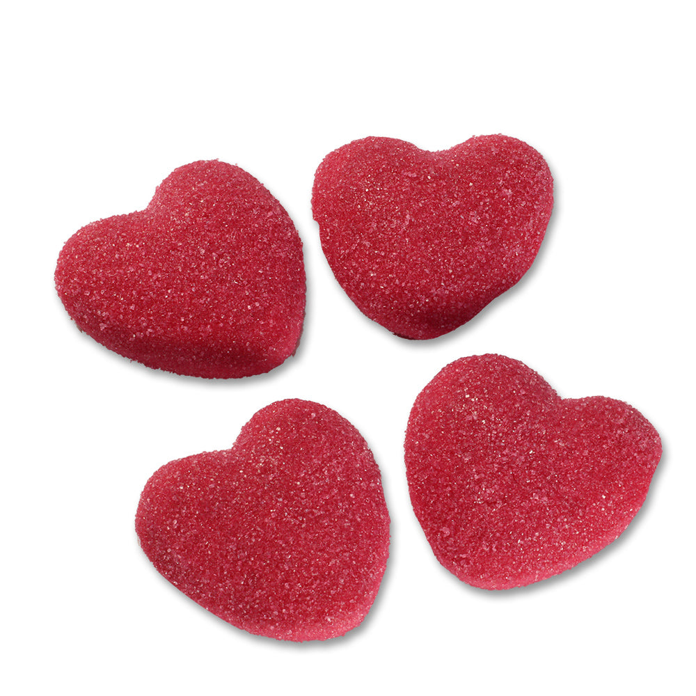 Sweet Pink & Red Heart-Shaped Gummy Candy - Perfect for Valentine's Day, Birthday Parties & Romantic Gifts