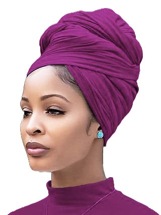 1-purple Red Headwrap