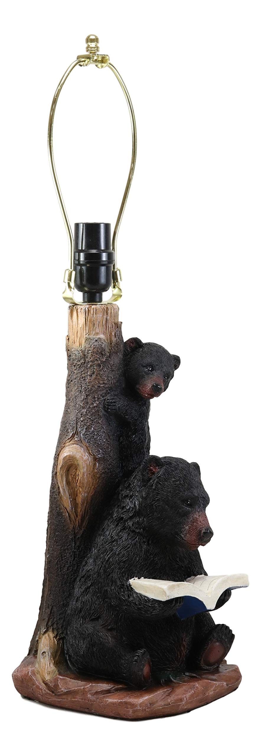 Ebros Mother Bear Reading Book to Cub Table Lamp - 23