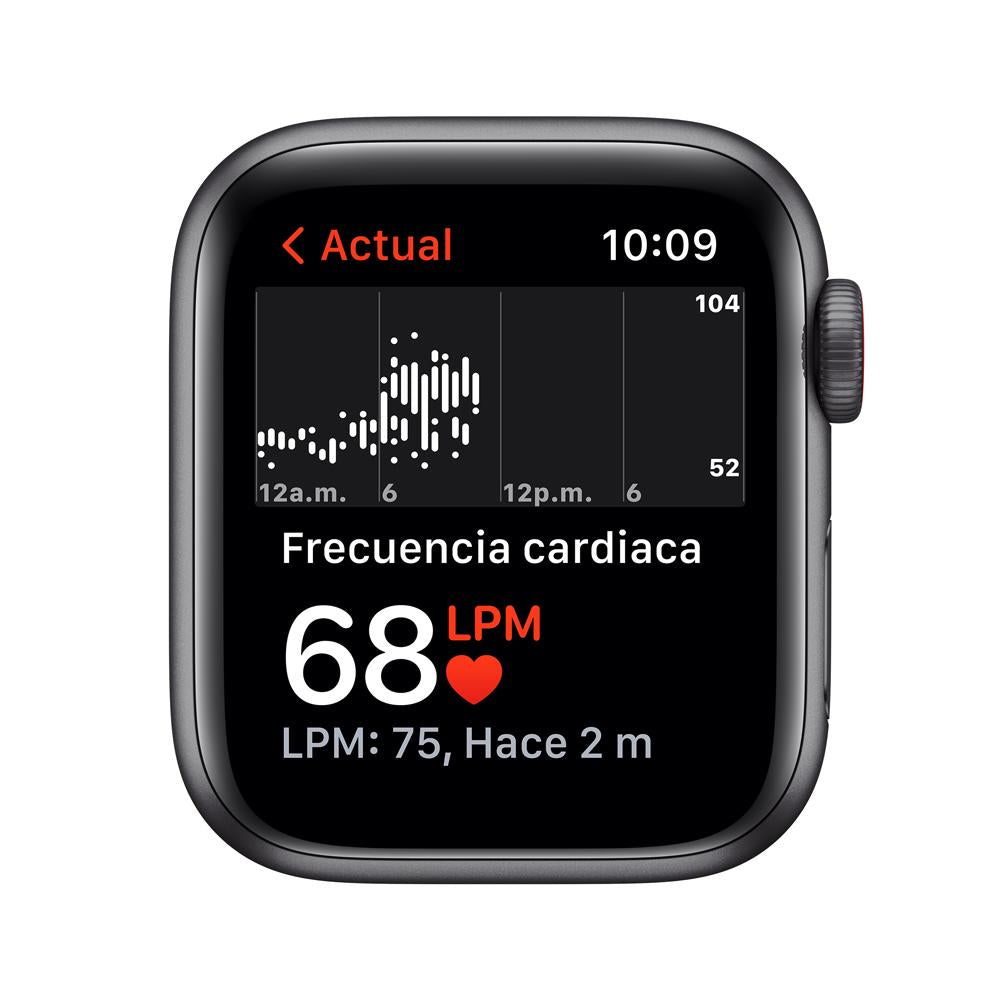 Apple Watch SE (GPS + Cellular) 44mm Space Gray Aluminum Case with Midnight Sport Band - Smart Watch for Fitness Tracking, Calls & Notifications - Perfect for Running, Swimming & Daily Wear