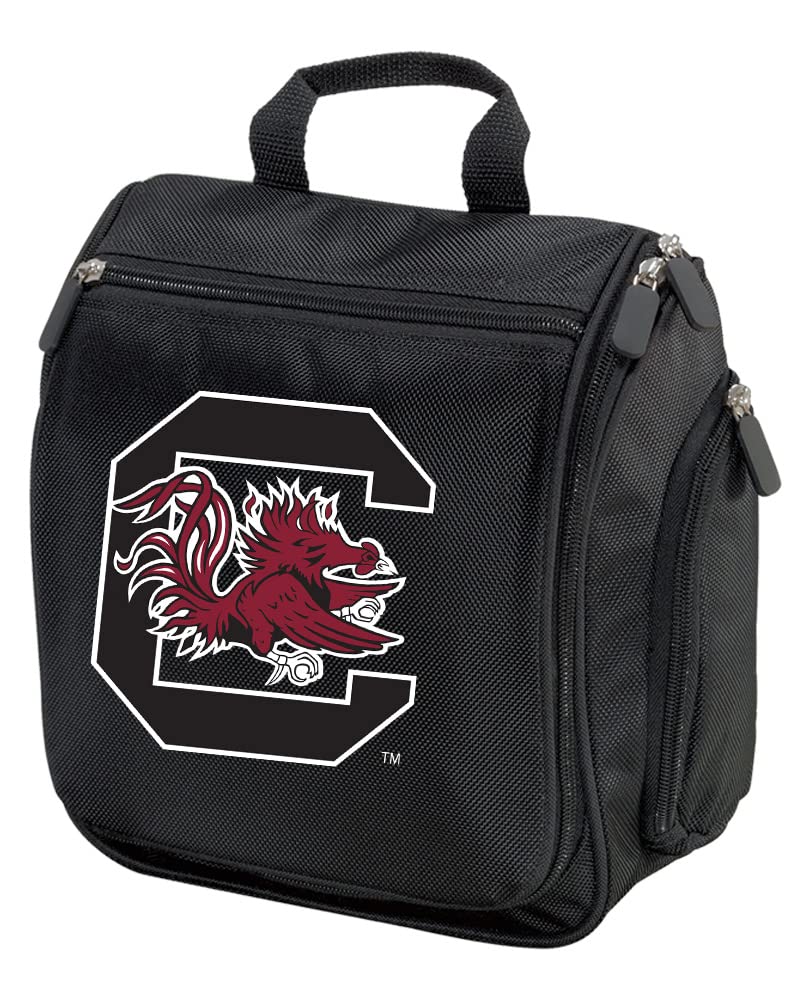 University of South Carolina Gamecocks Logo Toiletry Bag - Hanging Travel Shaving Kit for Men & Women - Perfect for Dorm, Gym, and Game Day Essentials