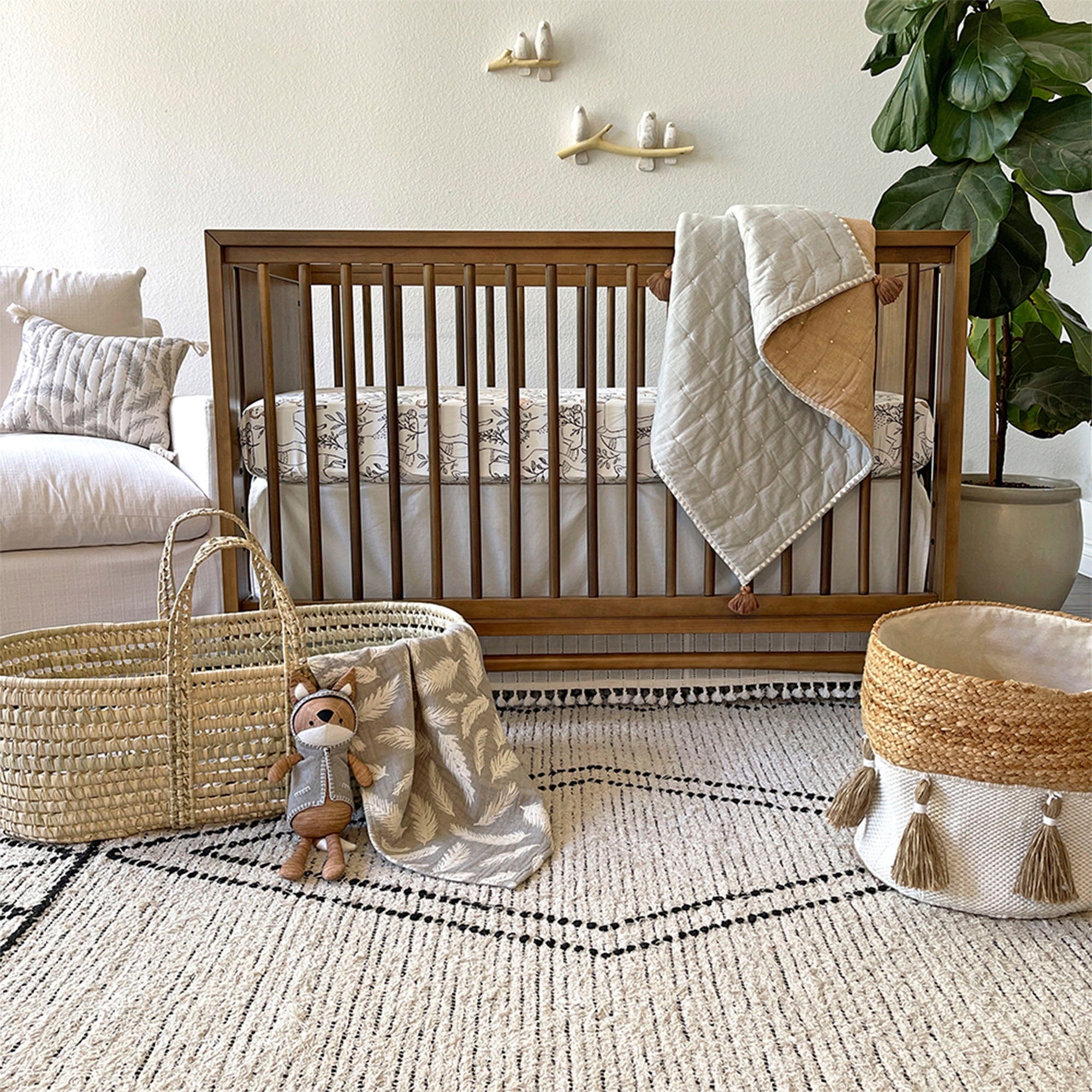 Ezra Copper Quilted Blanket - Soft & Luxurious Thermal Throw for Bed, Couch & Travel - Perfect for Winter Warmth & Home Decor