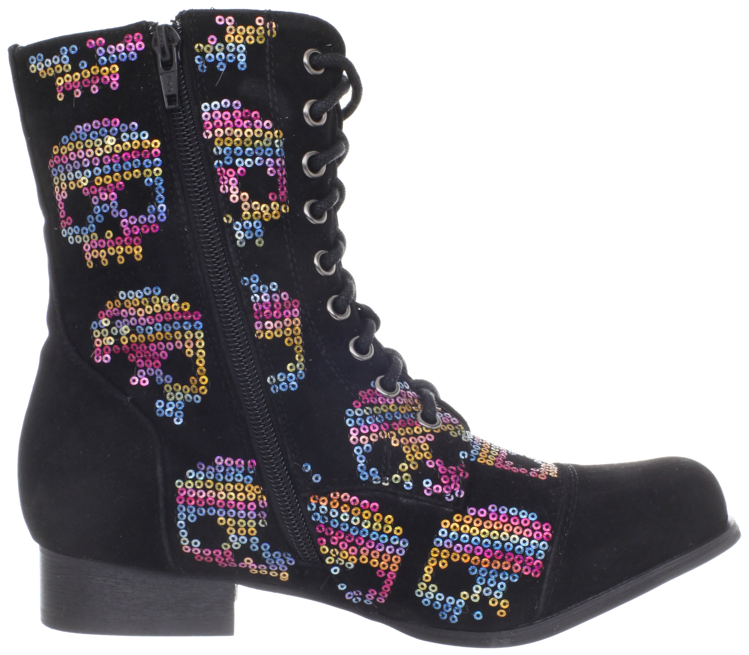 Iron Fist Women's Sugar Hiccup Combat Boots - Stylish Punk Ankle Boots for Women, Chunky Heel Platform Booties for Casual Wear, Night Out & Festival Fashion