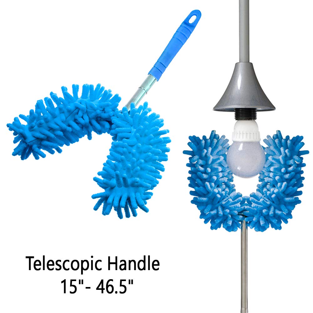 Microfiber Ceiling Fan Duster with Telescoping Handle (15