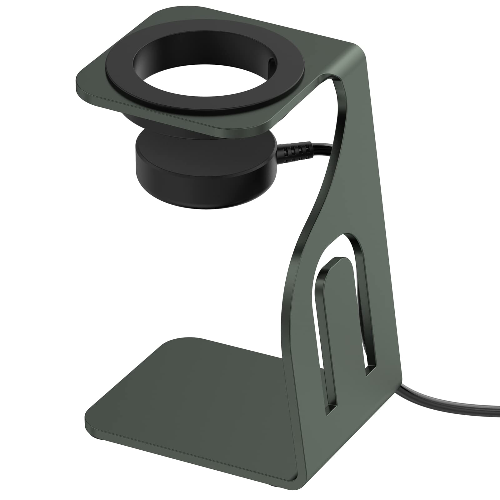 LOKEKE Aluminum Alloy Charging Dock Stand for Google Pixel Watch - Desktop Charger Holder Replacement (Grey) | Perfect for Home, Office & Travel Use