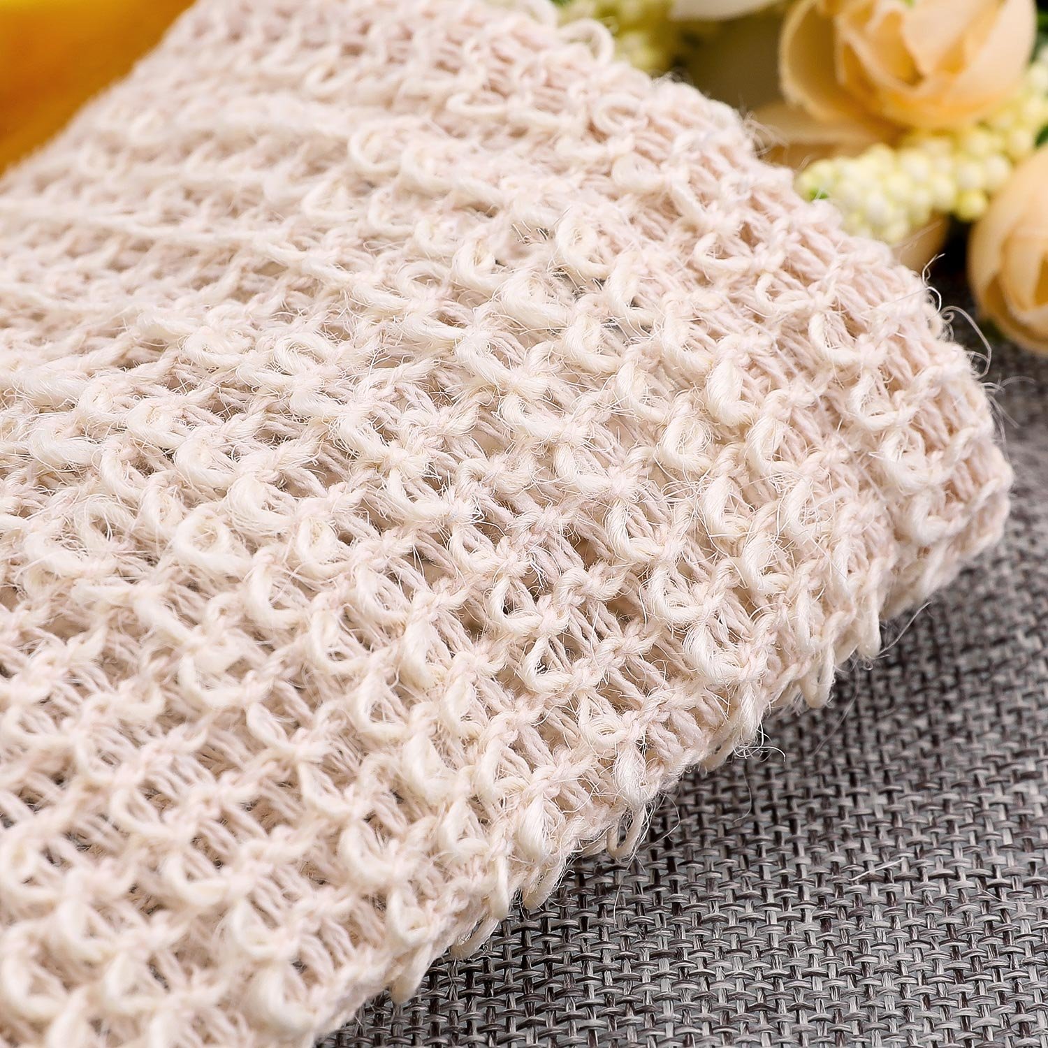 BBTO 10 Pack Natural Sisal Soap Bags - Exfoliating & Eco-Friendly Soap Savers for Shower, Bath & Travel - Reusable Soap Pouch for Gentle Skin Exfoliation
