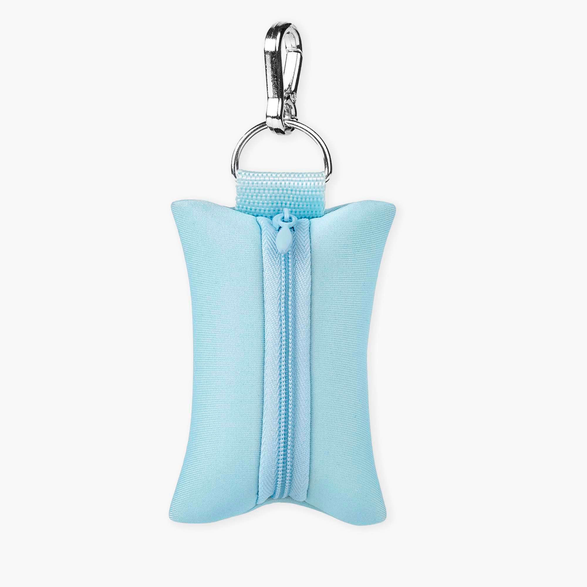 Eco-Friendly Dog Poop Bag Holder - Sky Blue | Leak-Proof & Hands-Free Dispenser for Walking, Hiking, and Outdoor Adventures with Your Pet