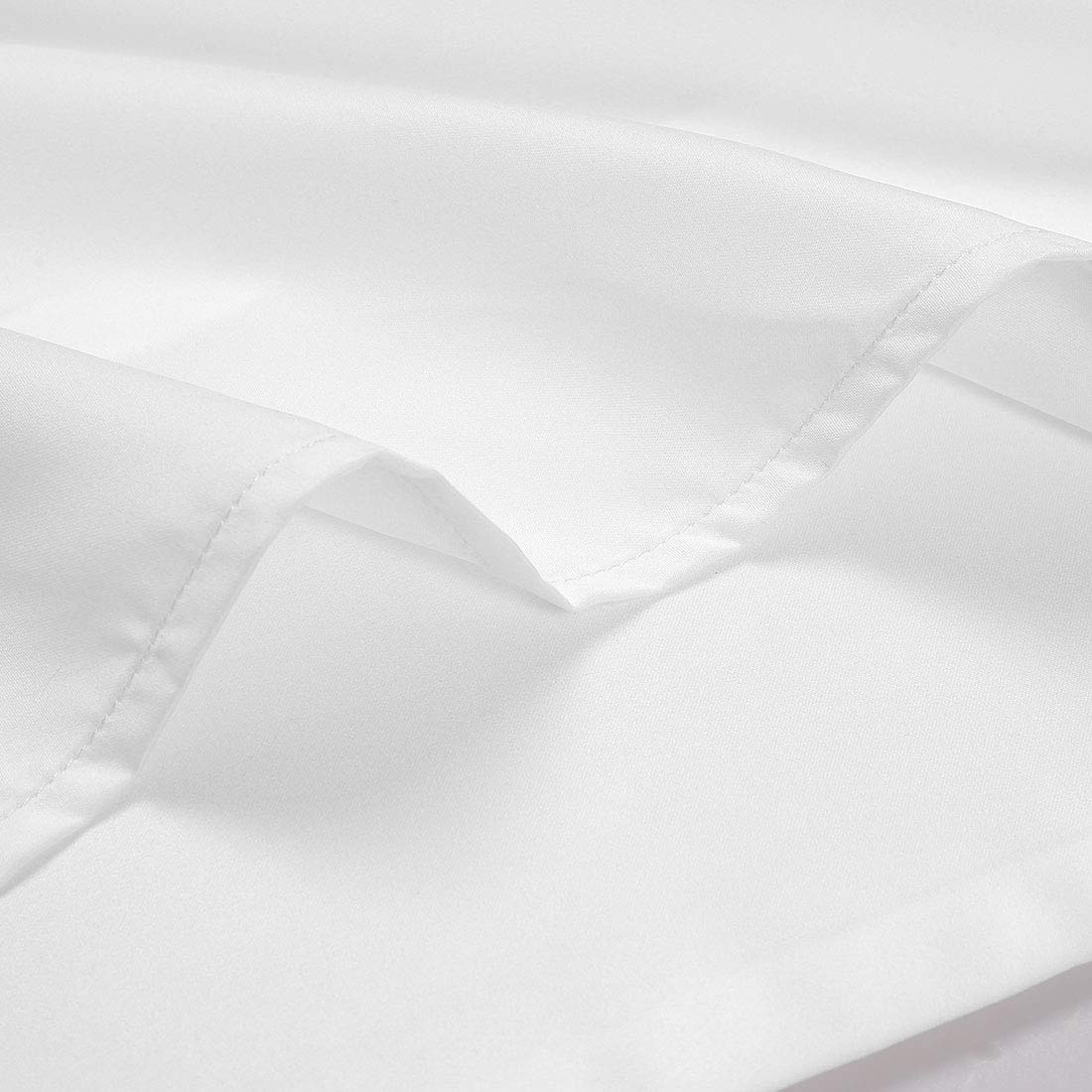 Luxury Snow White Silky Satin Body Pillow Cover 20x48 Inch - Cooling Anti-Wrinkle Pillowcase for Hair & Skin Care - Perfect for Side Sleepers, Anime Fans & Pregnancy Comfort