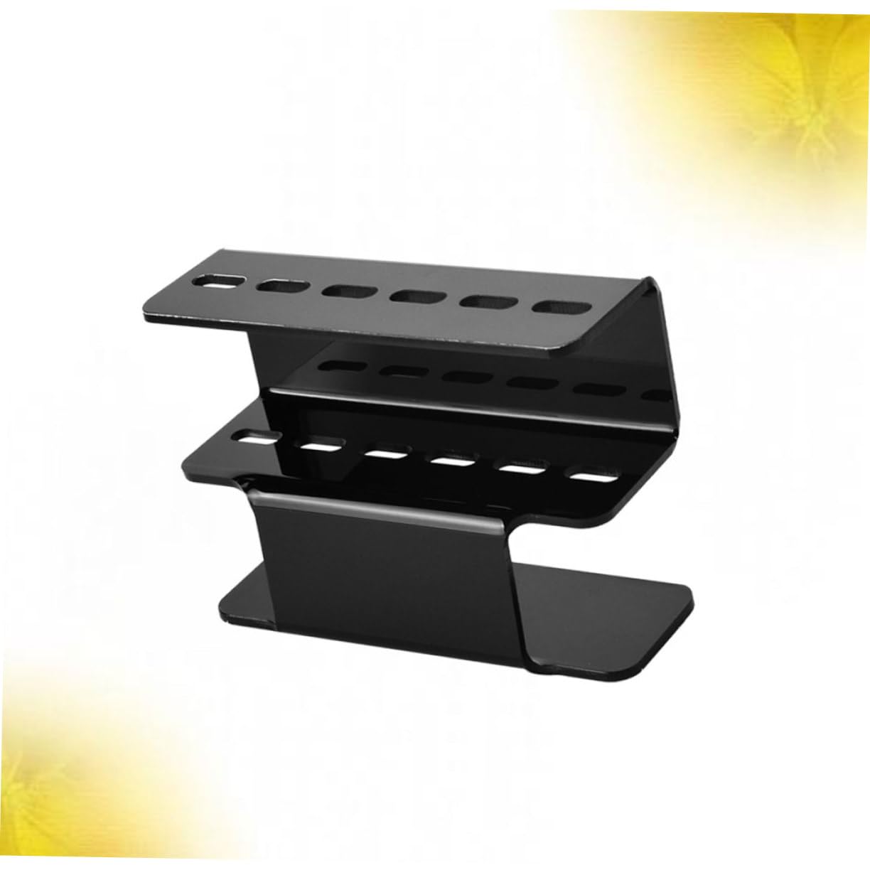 Mikinona Black False Eyelash Extension Tweezers Stand - Compact Eyelash Storage Rack for Professional & Home Use - Perfect for Salon, Makeup Artists & DIY Beauty