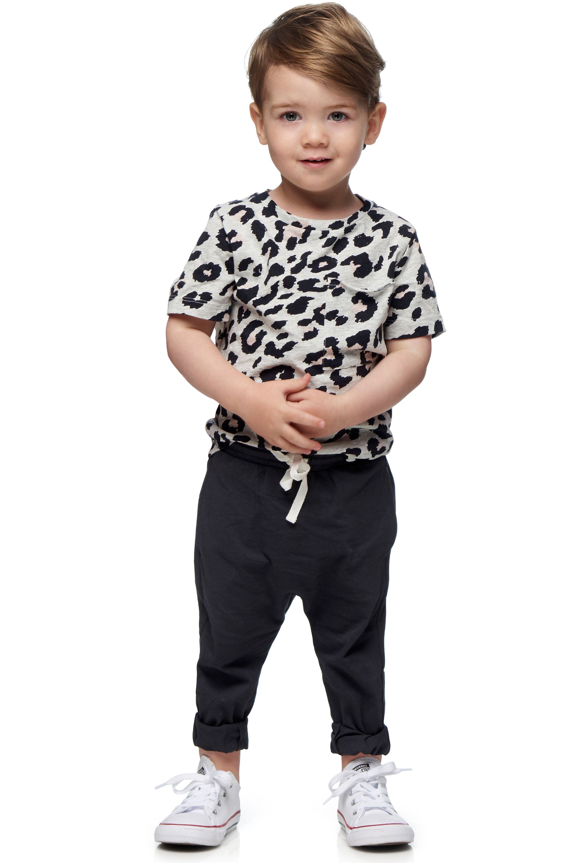 Wild Hearts Little Pants - Soft Cotton Baby Pants for Boys & Girls | Comfortable Playwear for Toddlers & Infants | Perfect for Playtime, Daycare & Family Outings