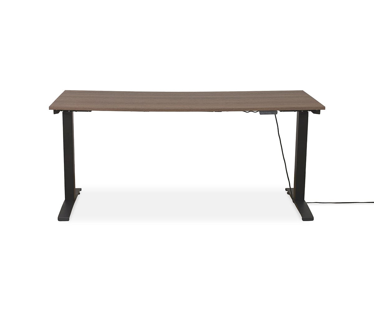 Adjustable Height Inari Sit Stand Desk - Ergonomic Home & Office Workstation for Standing & Sitting Comfort - Perfect for Remote Work, Gaming & Study