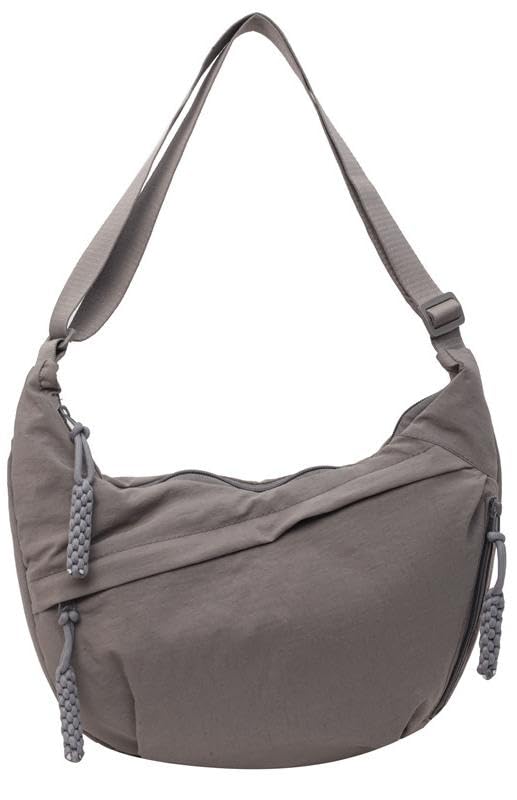 Stylish Nylon Crescent Crossbody Bag for Women - Lightweight Shoulder Tote & Sling Purse - Perfect for Outdoor Travel, Shopping, and Daily Use