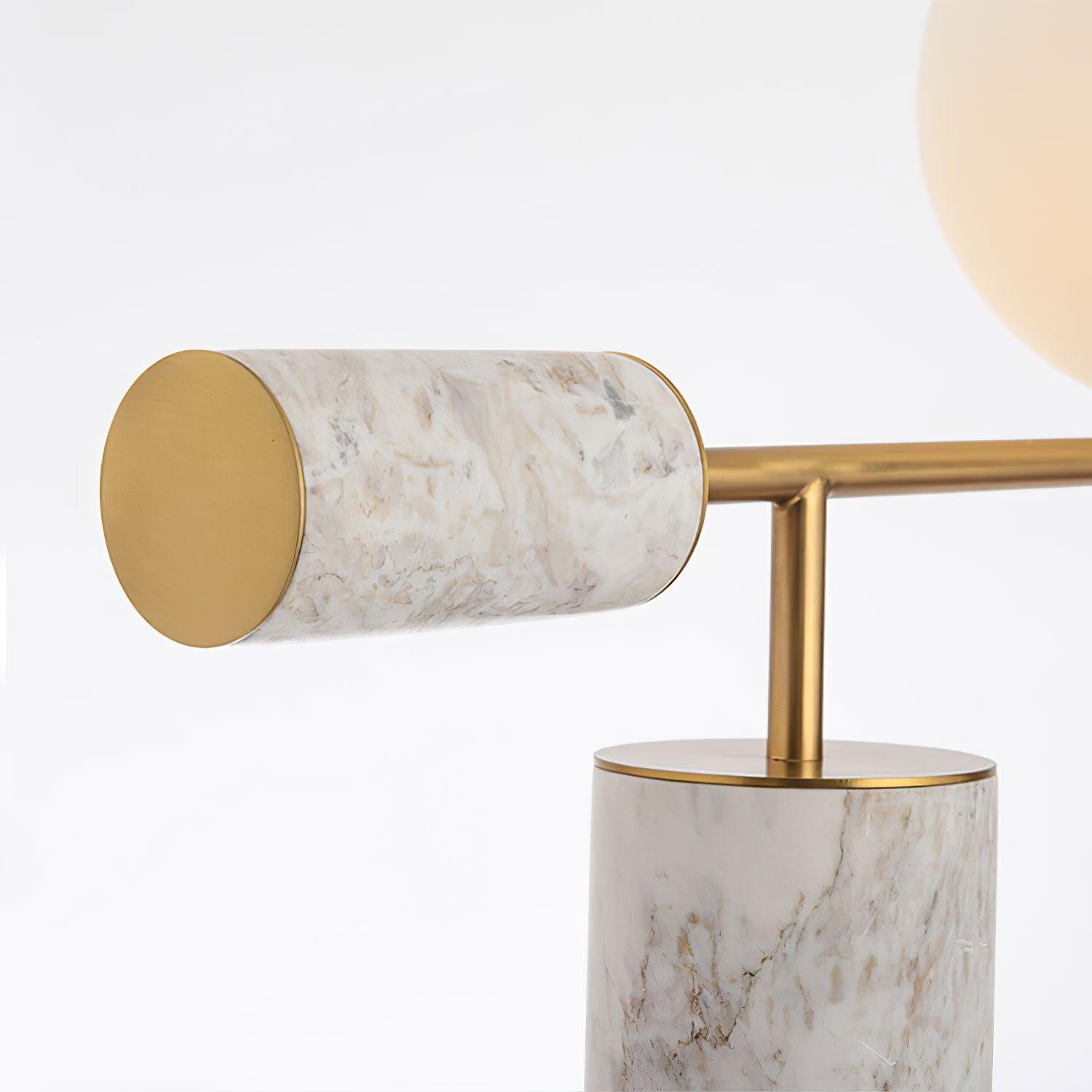 Bendik Ceramic Desk Lamp - Modern Minimalist LED Table Light for Home Office, Study & Bedroom - Perfect for Reading, Working & Nightstand Decor