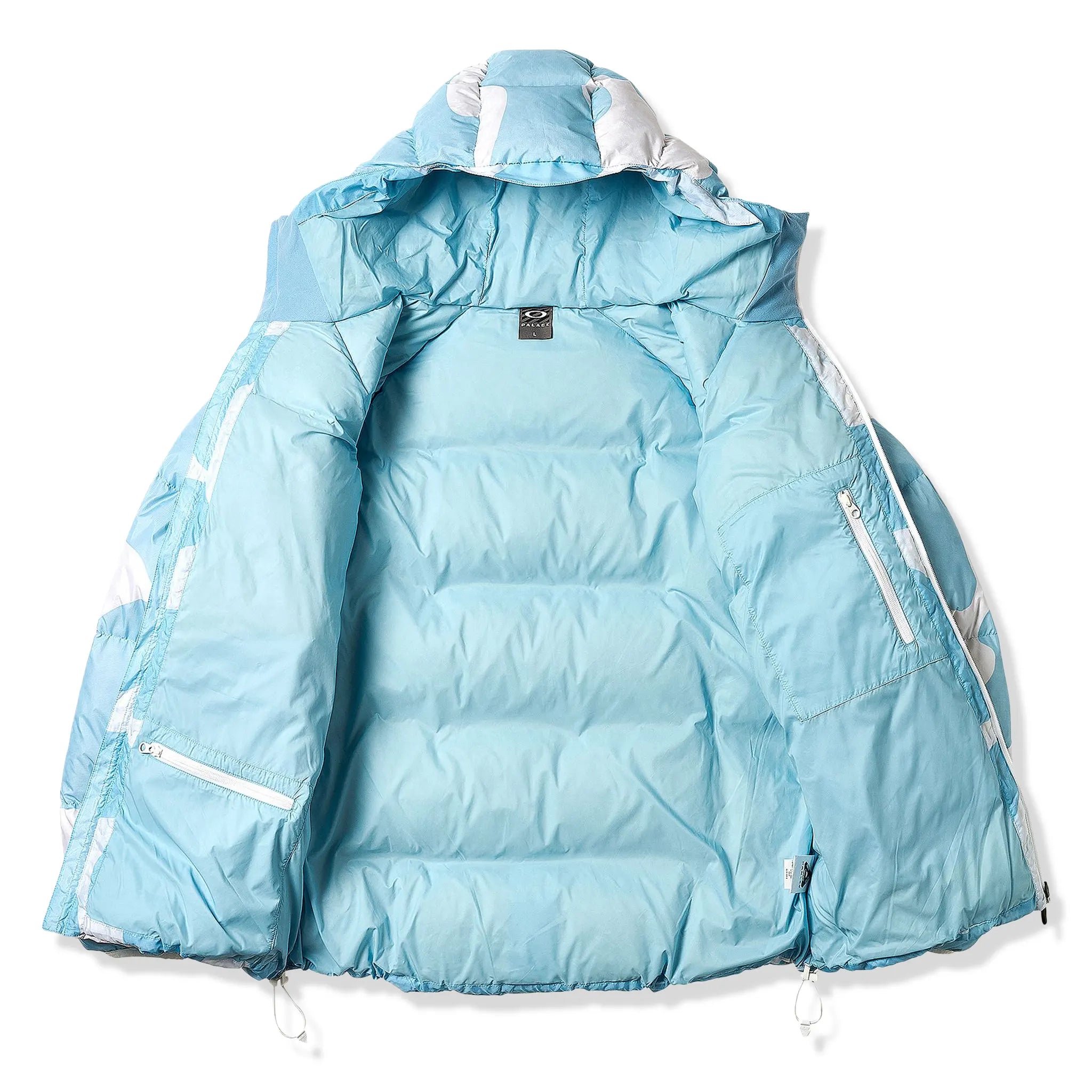 Palace x Oakley Cloud Puffa Jacket - Waterproof Winter Coat for Men & Women - Lightweight Insulated Puffer Jacket for Outdoor Activities, Skiing, and Urban Fashion