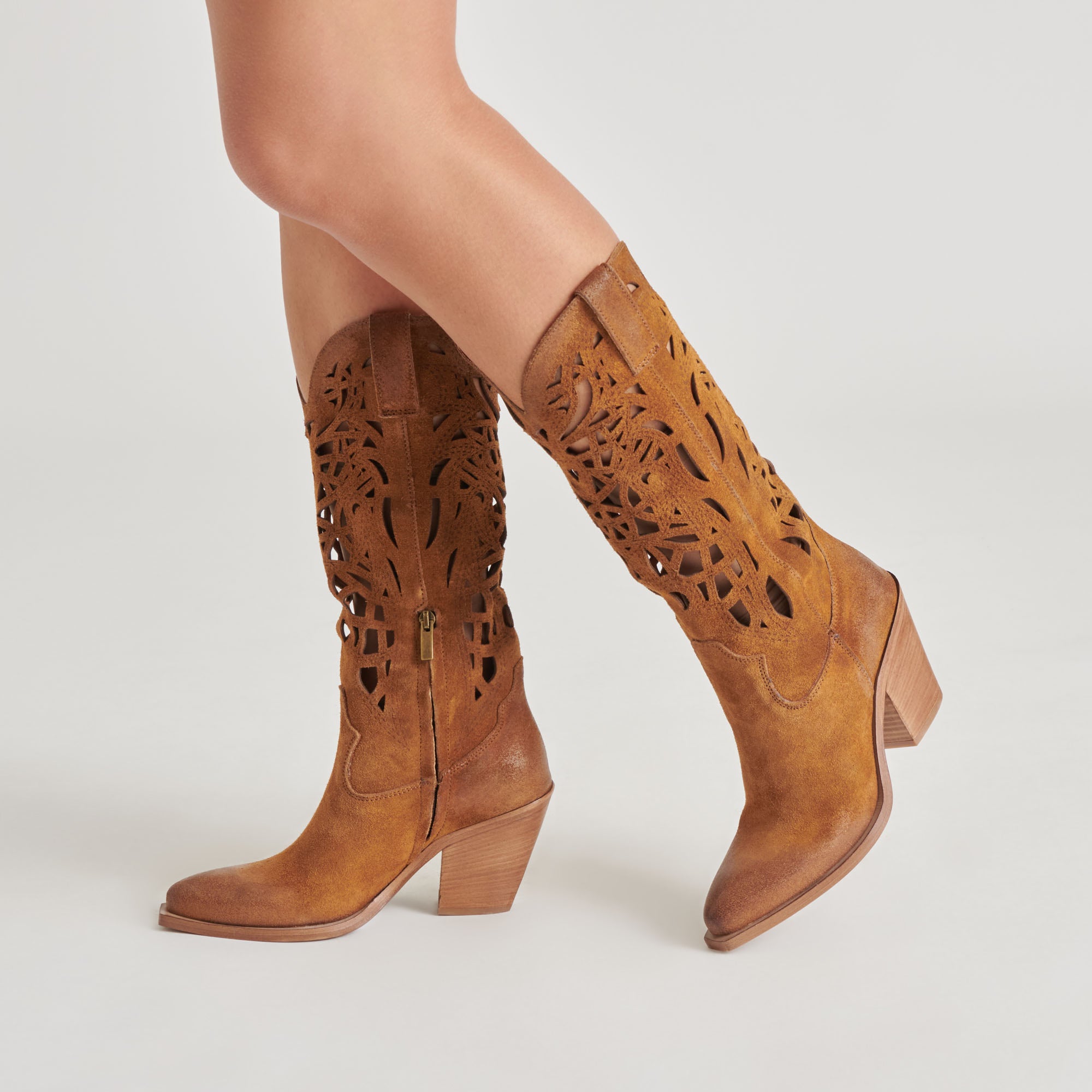 WAYLAN BOOTS CHESTNUT SUEDE - Premium Leather Ankle Boots for Women, Comfortable & Stylish - Perfect for Casual Outings, Office Wear & Fall Fashion