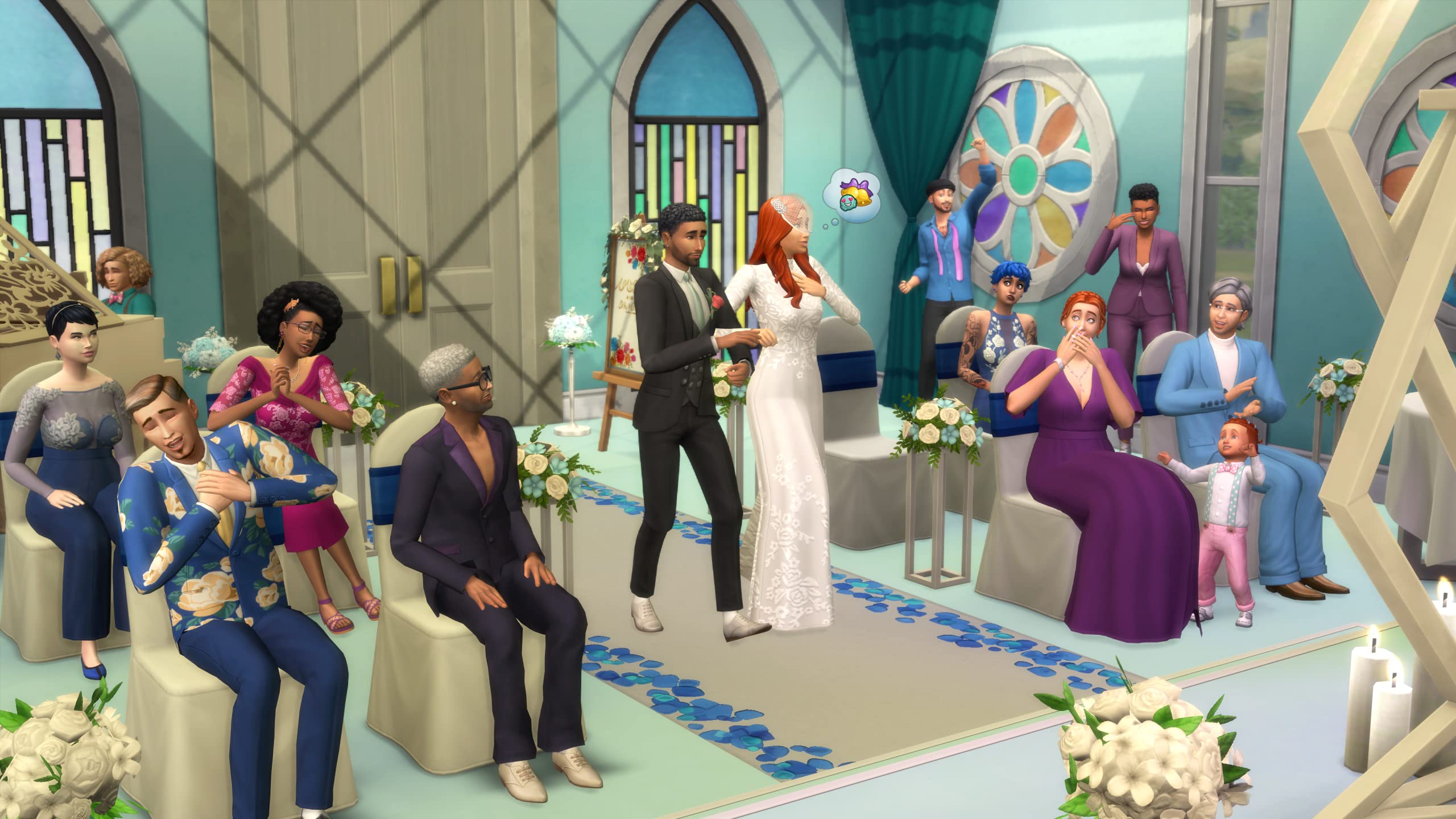 The Sims 4 My Wedding Stories Game Pack - PC/Mac Digital Download Code (Origin) | English Version | Perfect for Virtual Weddings & Romantic Storytelling