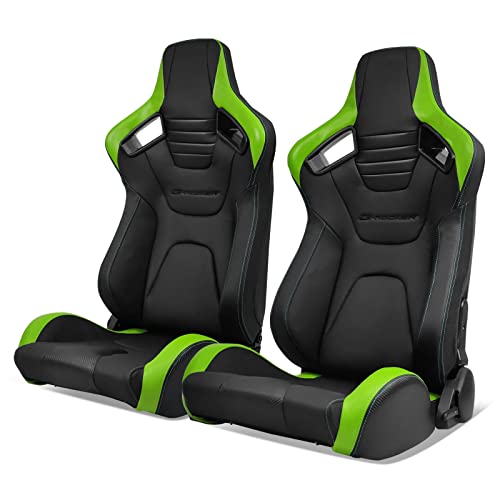 Black with Green Stitch & Green Stripe