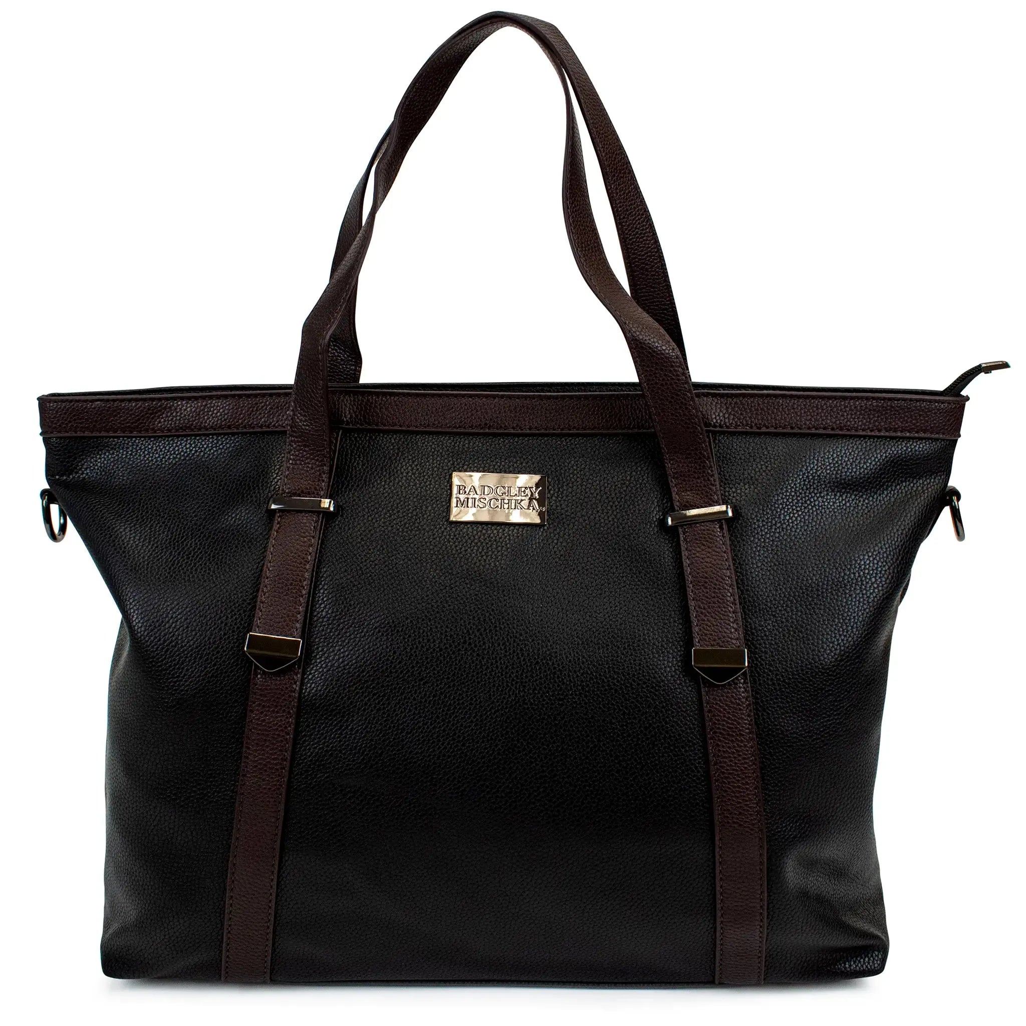 Anna Vegan XL Leather Weekender Duffel Bag - Spacious Travel Duffel for Women & Men - Perfect for Gym, Weekend Getaways & Business Trips