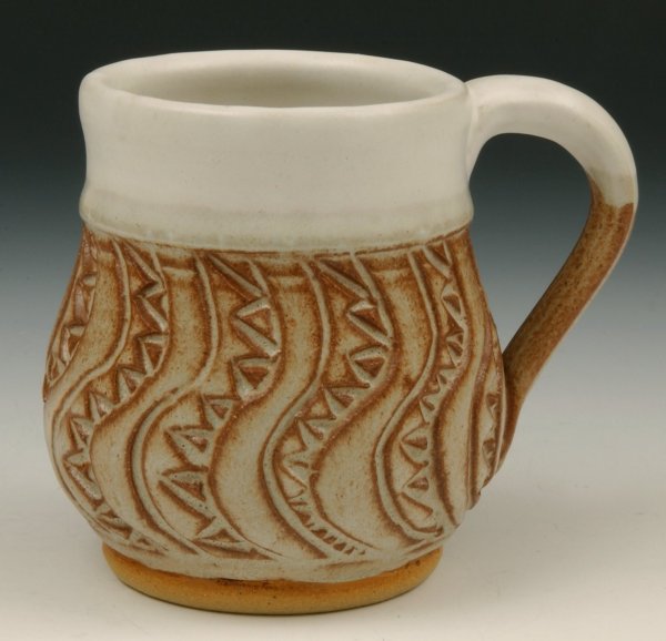 Handmade Coyote Mocha Shino Glaze Ceramic Mug - Premium Stoneware Coffee Cup for Home, Office & Gifts | Perfect for Morning Coffee, Tea & Hot Beverages