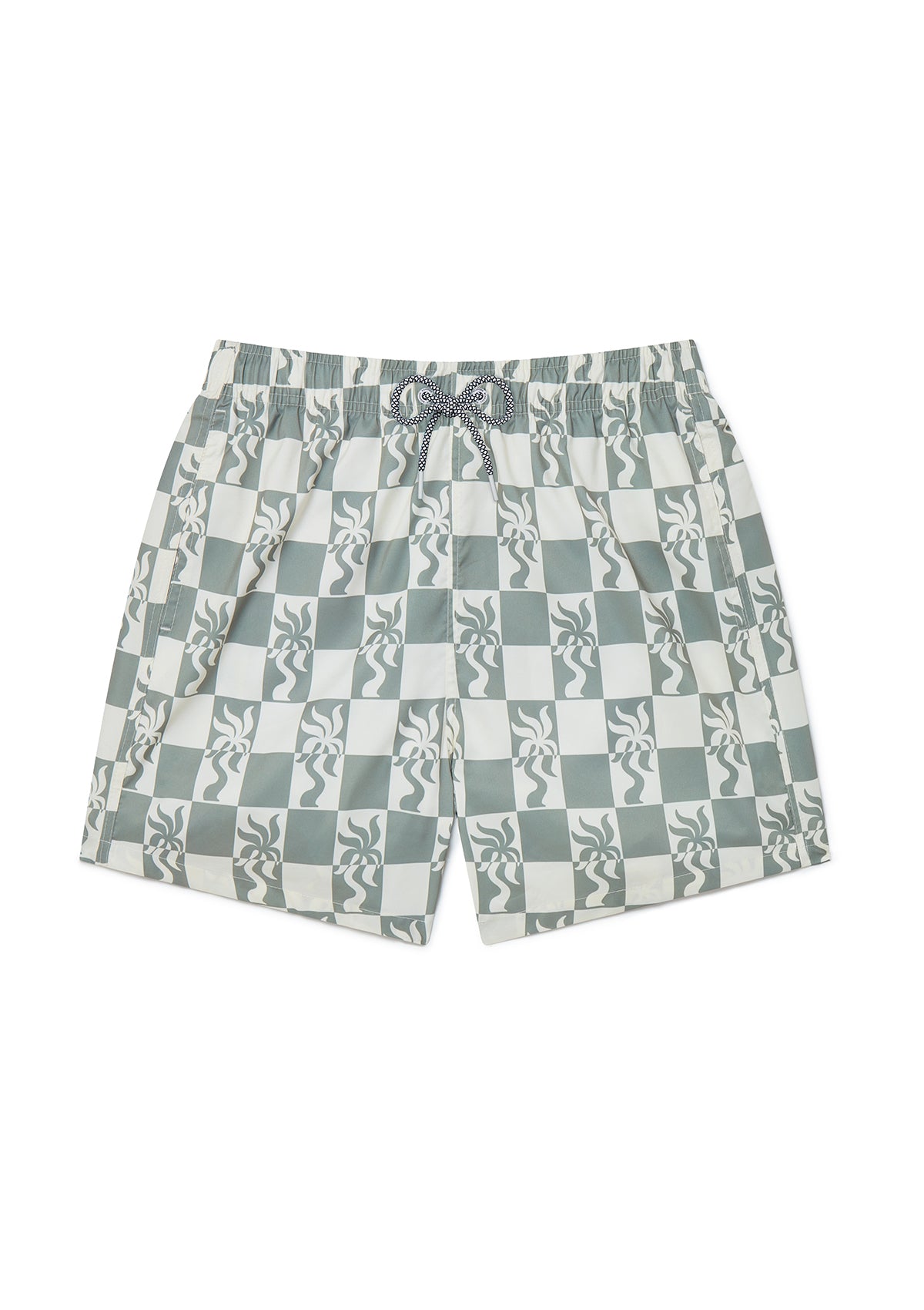Clara Palm Swim Shorts for Men & Boys - Matching Father and Son Swimwear Set for Beach, Pool, and Vacation Fun