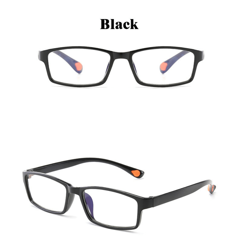 Anti Blue Light Reading Glasses - Ultralight Square Frame for Computer & Screen Use - Reduce Eye Strain for Work, Gaming & Reading