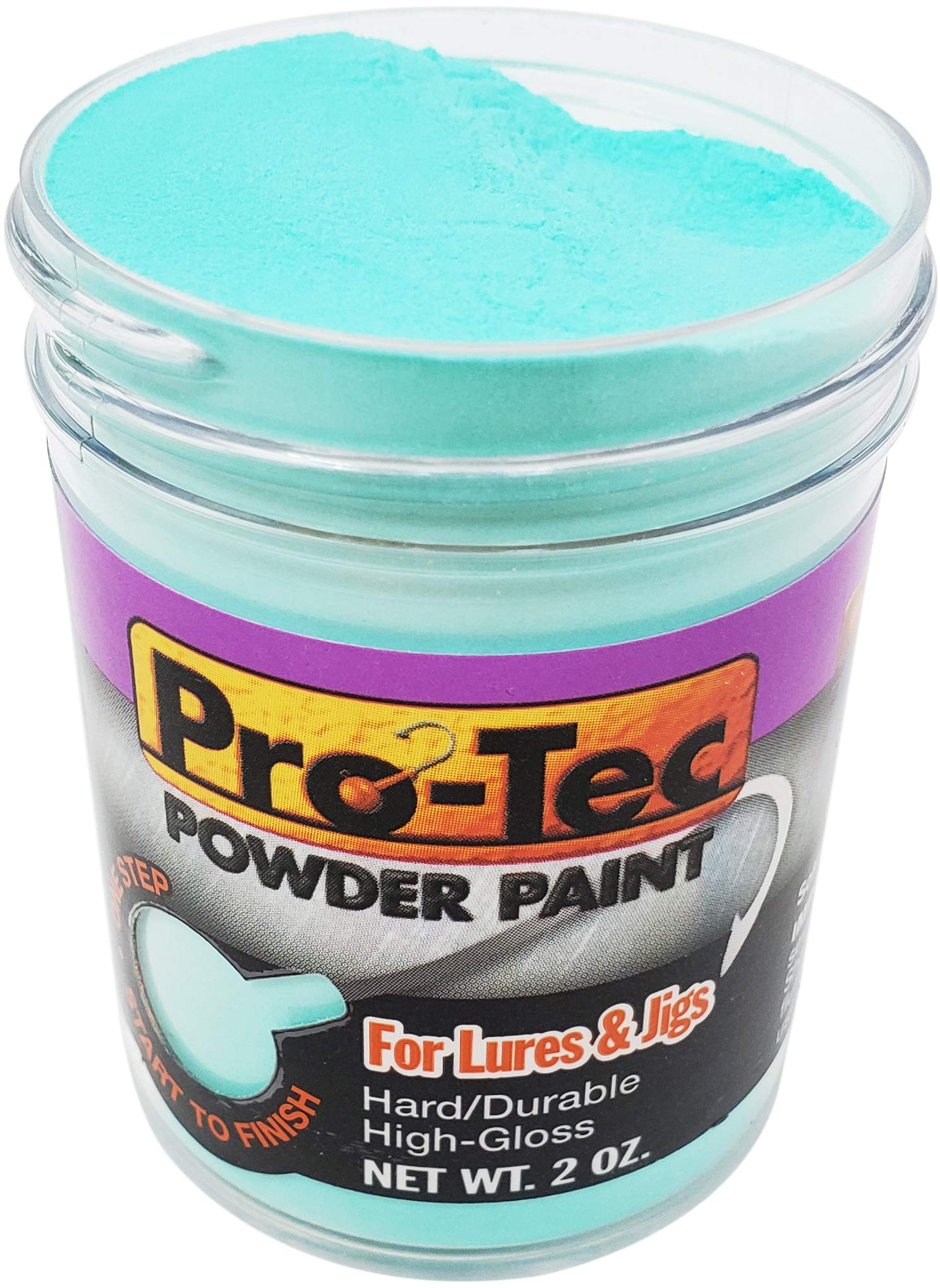 Pro-Tec Powder Paint for Jigs and Lures - Durable Jig Head & Fishing Lure Paint Kit - Perfect for Bass, Walleye, and Saltwater Fishing Lures