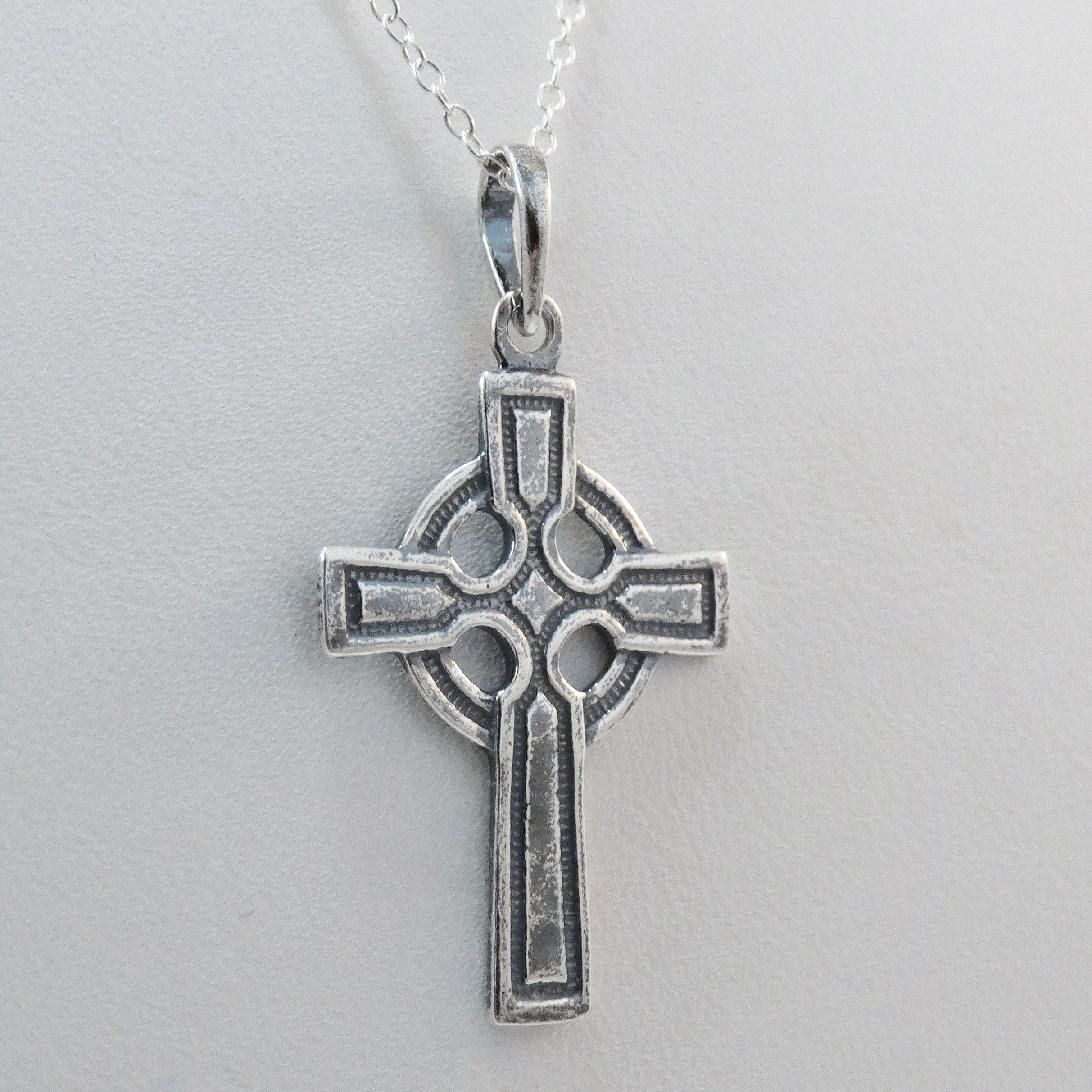 Celtic Style Sterling Silver Necklace for Women - Elegant Irish Knot Pendant Jewelry Gift for Her | Perfect for St. Patrick's Day, Weddings & Special Occasions