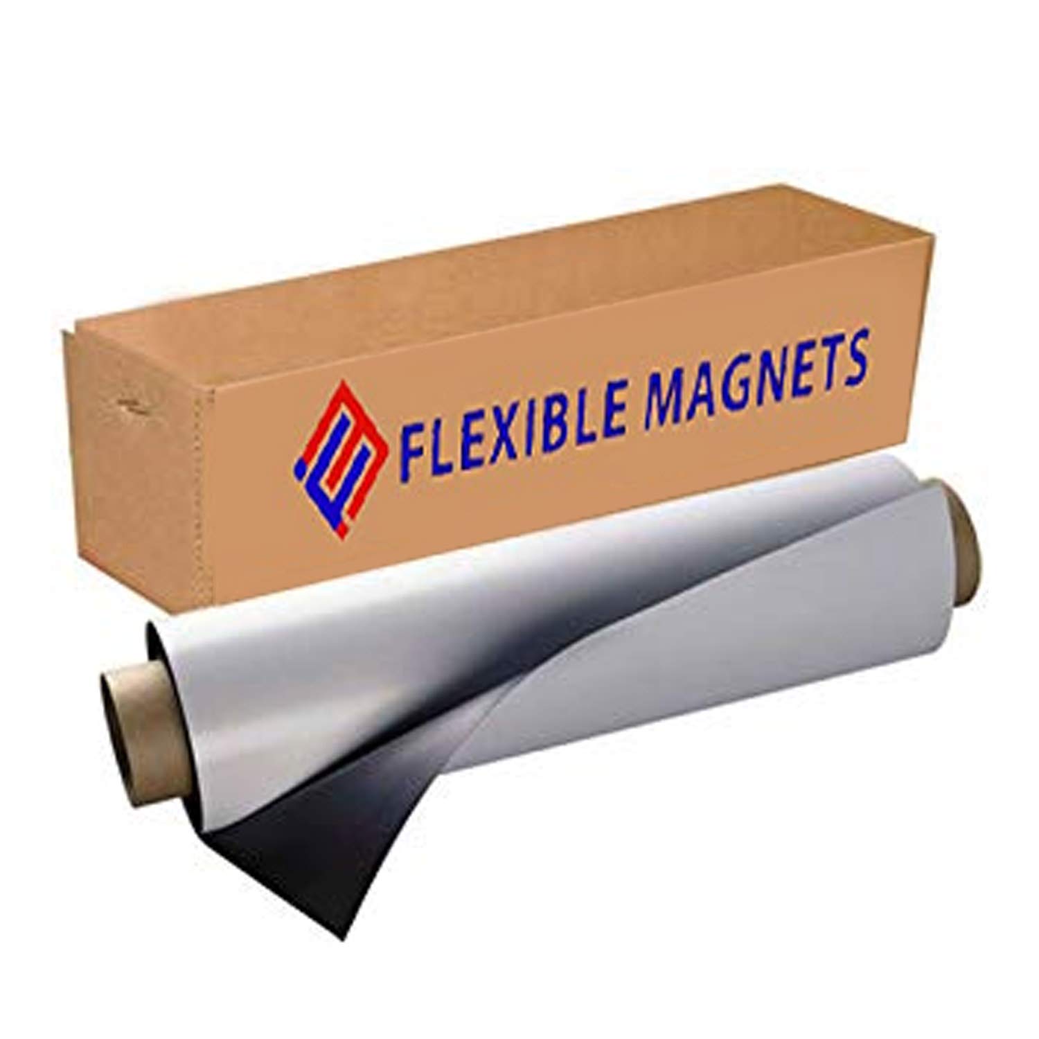 Flexible Magnetic Sheets with Adhesive Backing - 30mil Thick DIY Magnet Roll (2' x 5') for Home, Office, Auto, Shop & Craft Projects - Perfect for Refrigerator Organizers, Whiteboard Magnets & DIY Home Decor