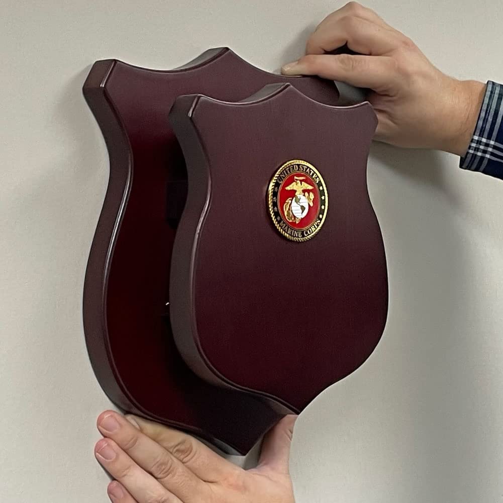 Authentic USMC Seal Sword Display Shield - Military Collectible & Wall Decor for Home, Office, or Gifts | MEDALS OF AMERICA Since 1976