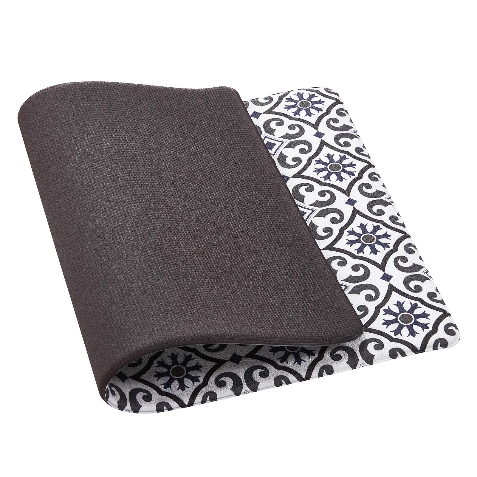 Anti-Fatigue Kitchen Floor Mat for Standing Desks - Comfortable Non-Slip Cushion for Cooking, Dishwashing & Garage Workstations