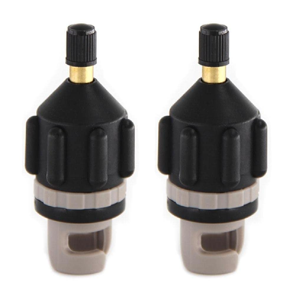 OTGO 1 Pair Inflatable Pump Adapter - Car Compressor to Inflatable Valve Converter - Standard Air Pump Valve Adapter for Tires, Air Beds, Pool Floats & Sports Equipment