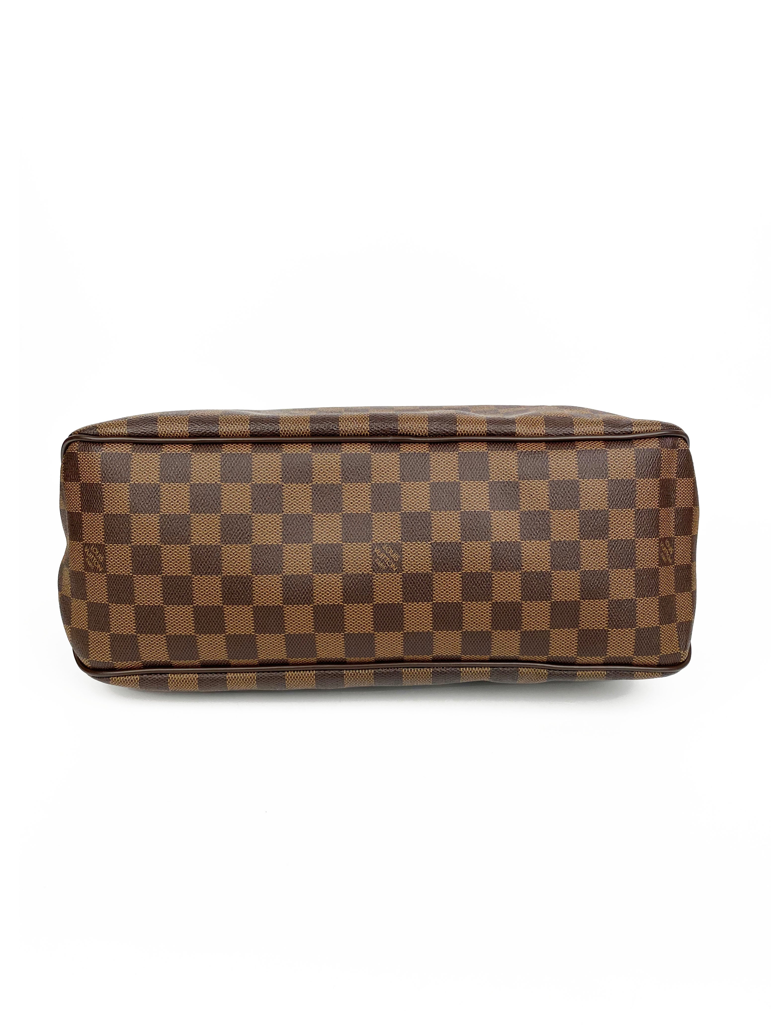 Authentic Louis Vuitton Damier Ebene Delightful MM Shoulder Bag - Luxury Leather Handbag for Women | Perfect for Work, Travel & Everyday Use