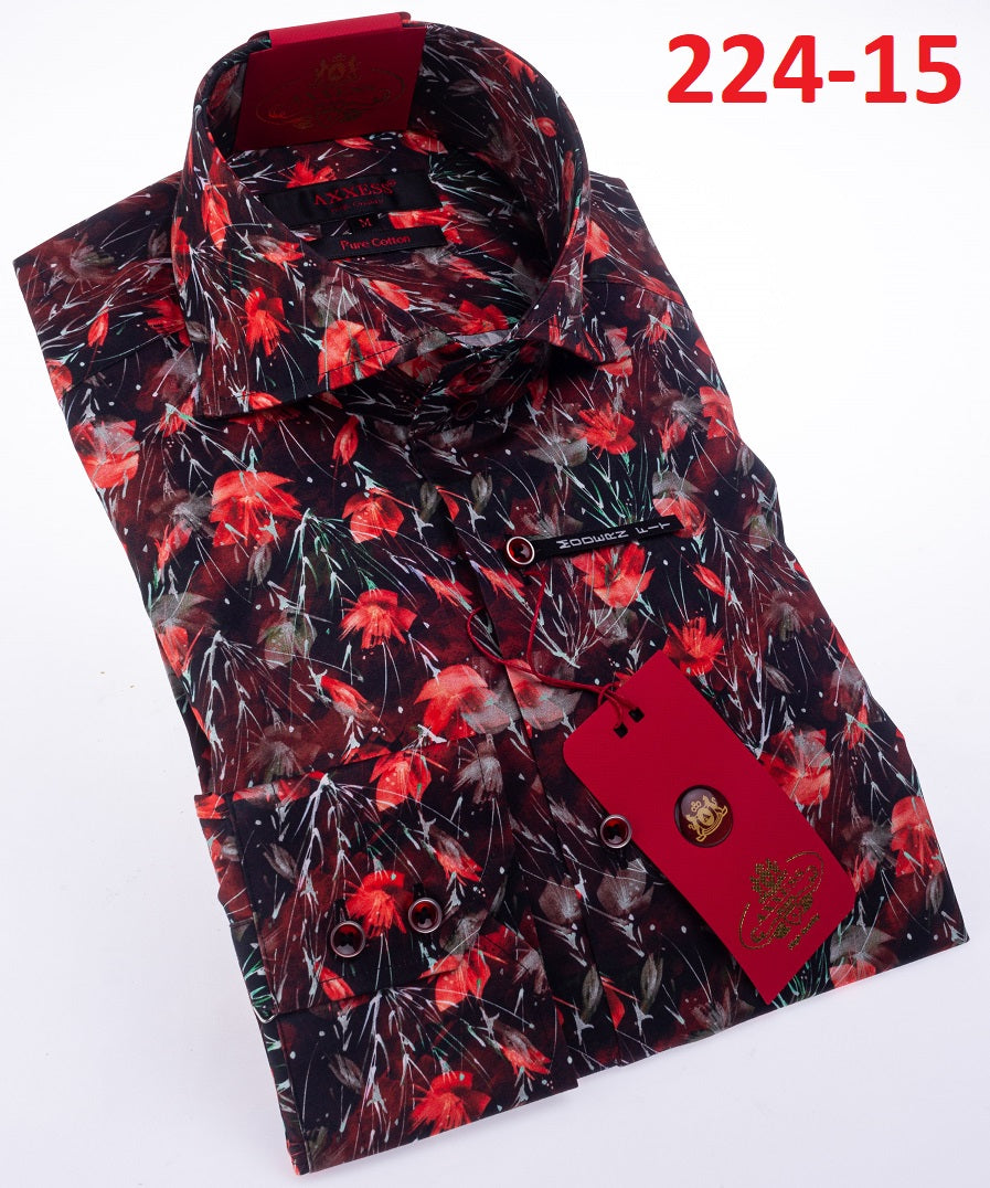 Axxess Modern Fit Shirt 224 15 - Stylish Comfort for Business Casual & Office Wear | Premium Quality Men's Dress Shirts for Work & Formal Occasions