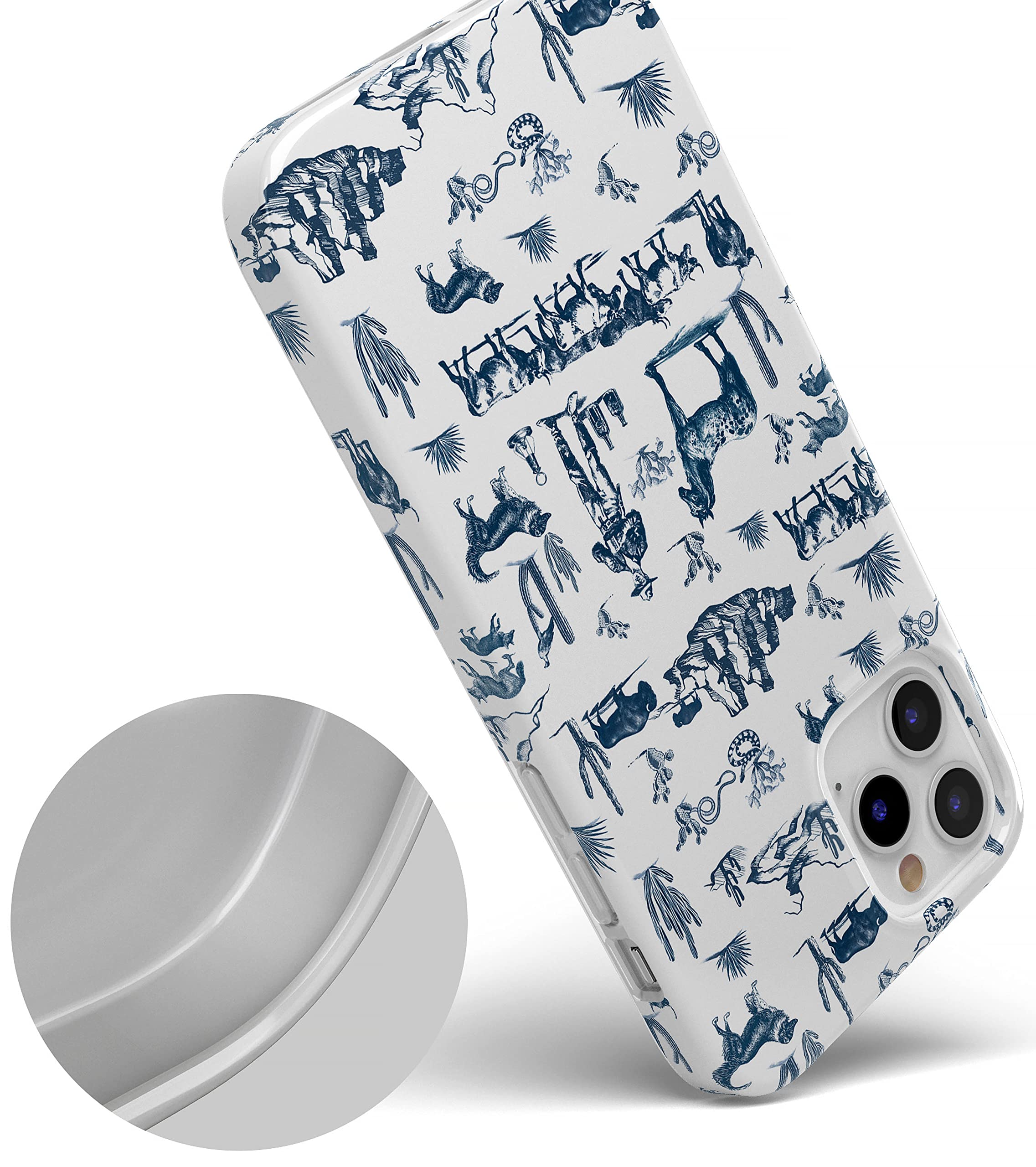 Casely iPhone 11 Pro Case - Wild West Adventure Design | Premium Protective Phone Cover for iPhone 11 Pro | Western Desert Themed Case for Travel & Outdoor Adventures
