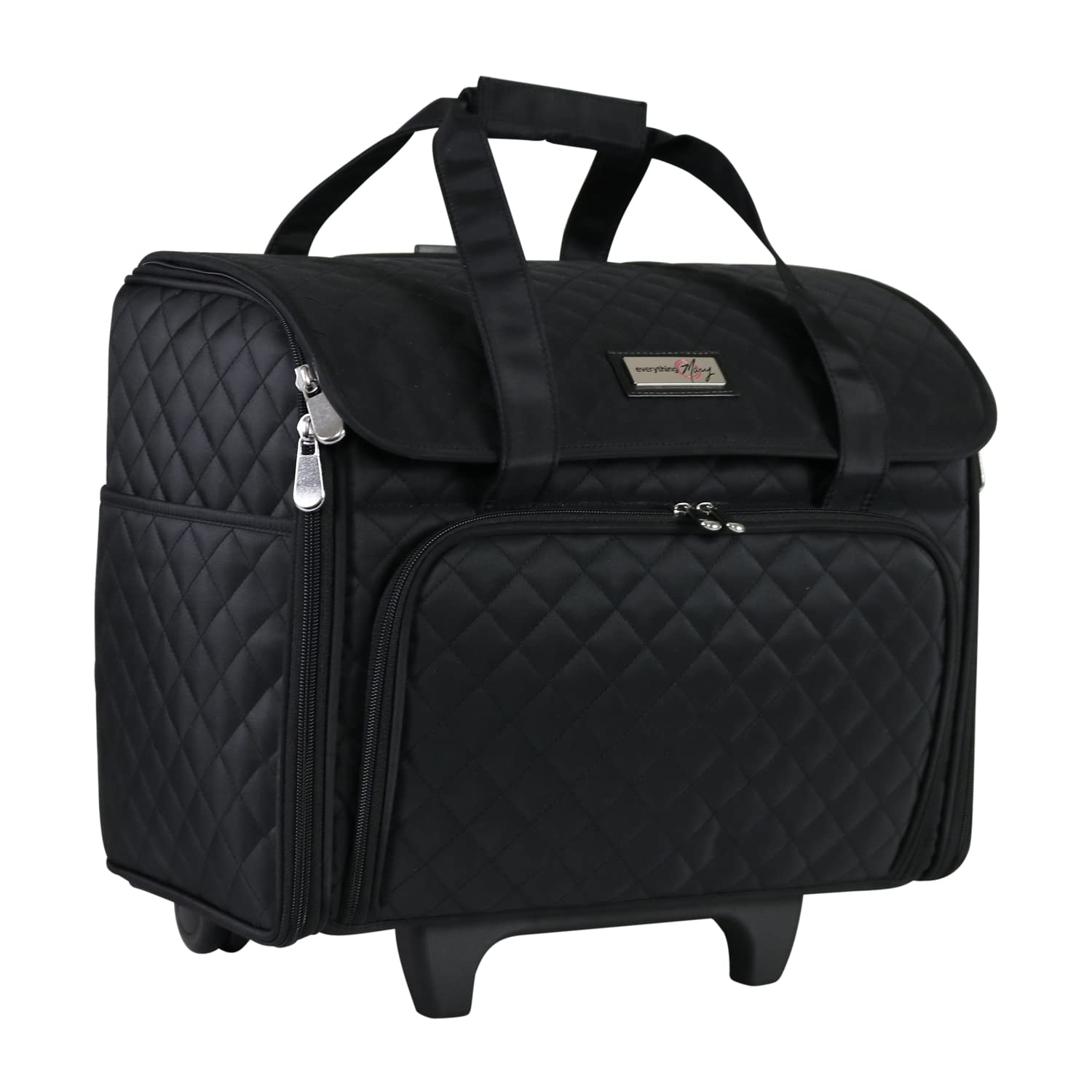 Mary Teacher Rolling Tote - Durable School Bag for Educators & Travel