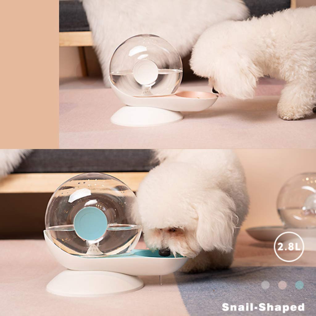 2.8L Snail Pet Water Dispenser - Automatic Dog Feeder for Home & Travel