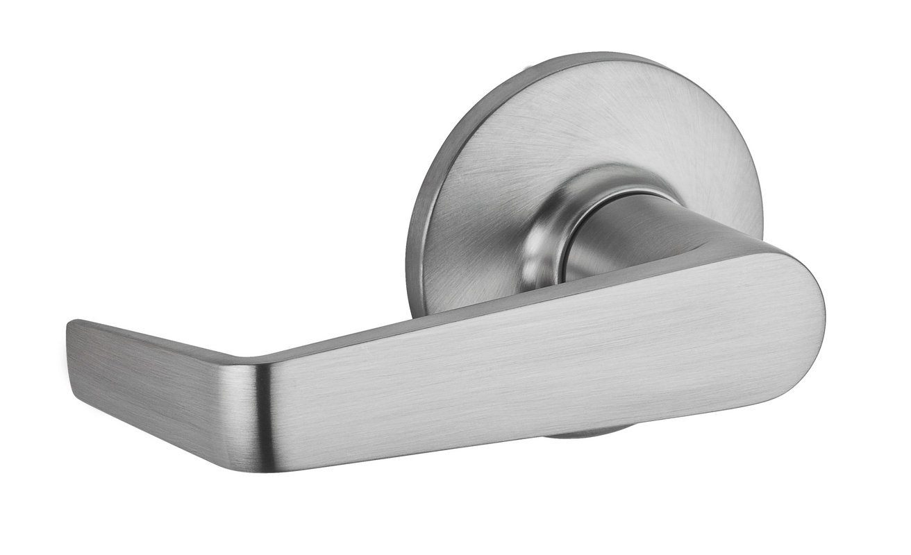 Kwikset 407 Carson Grade 3 Hall/Closet Lever Door Handle - Durable & Secure Interior Door Hardware for Homes, Offices & Closets