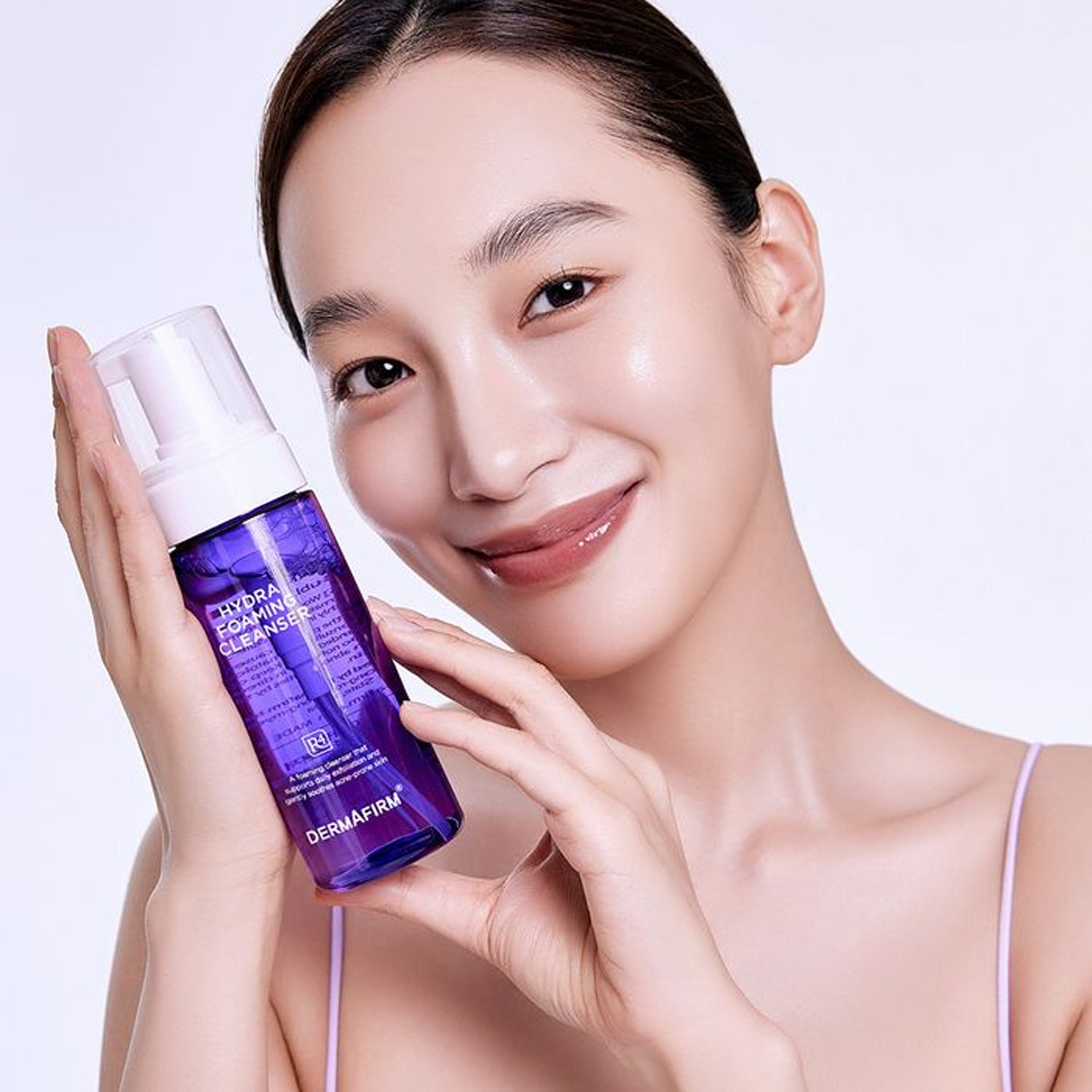 DERMAFIRM Hydra Foaming Cleanser R4 - 150ml Acne Treatment Face Wash for Clear Skin | Gentle Foam Cleanser for Oily & Sensitive Skin | Daily Skincare Routine & Makeup Removal