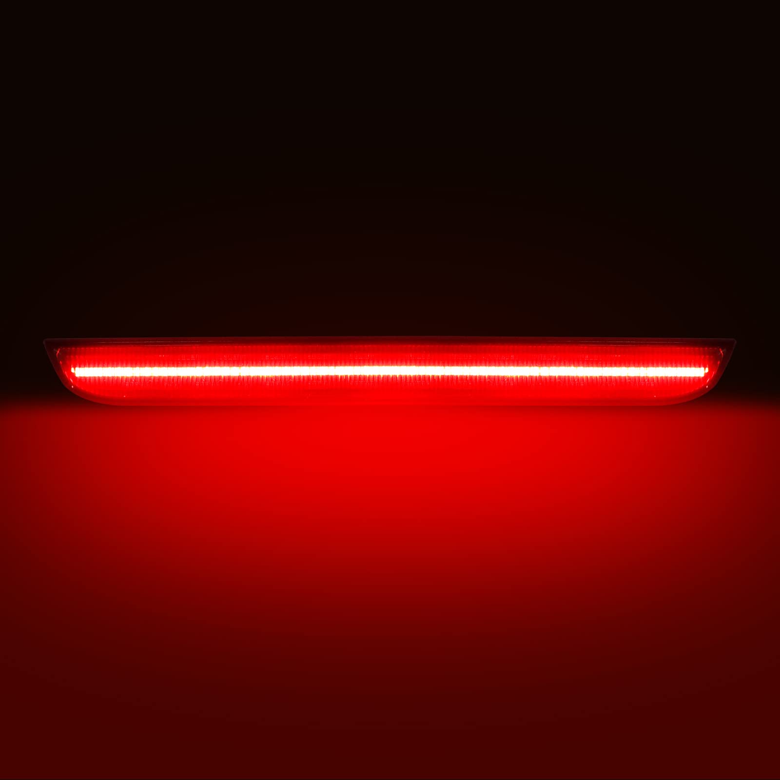 R&F Auto LED Rear Bumper Reflector Lights for Dodge Challenger 2015-2022 - Red Lens LED Brake Light Kit with 80-SMD Chips | Enhanced Visibility & Safety for Night Driving & Custom Car Styling
