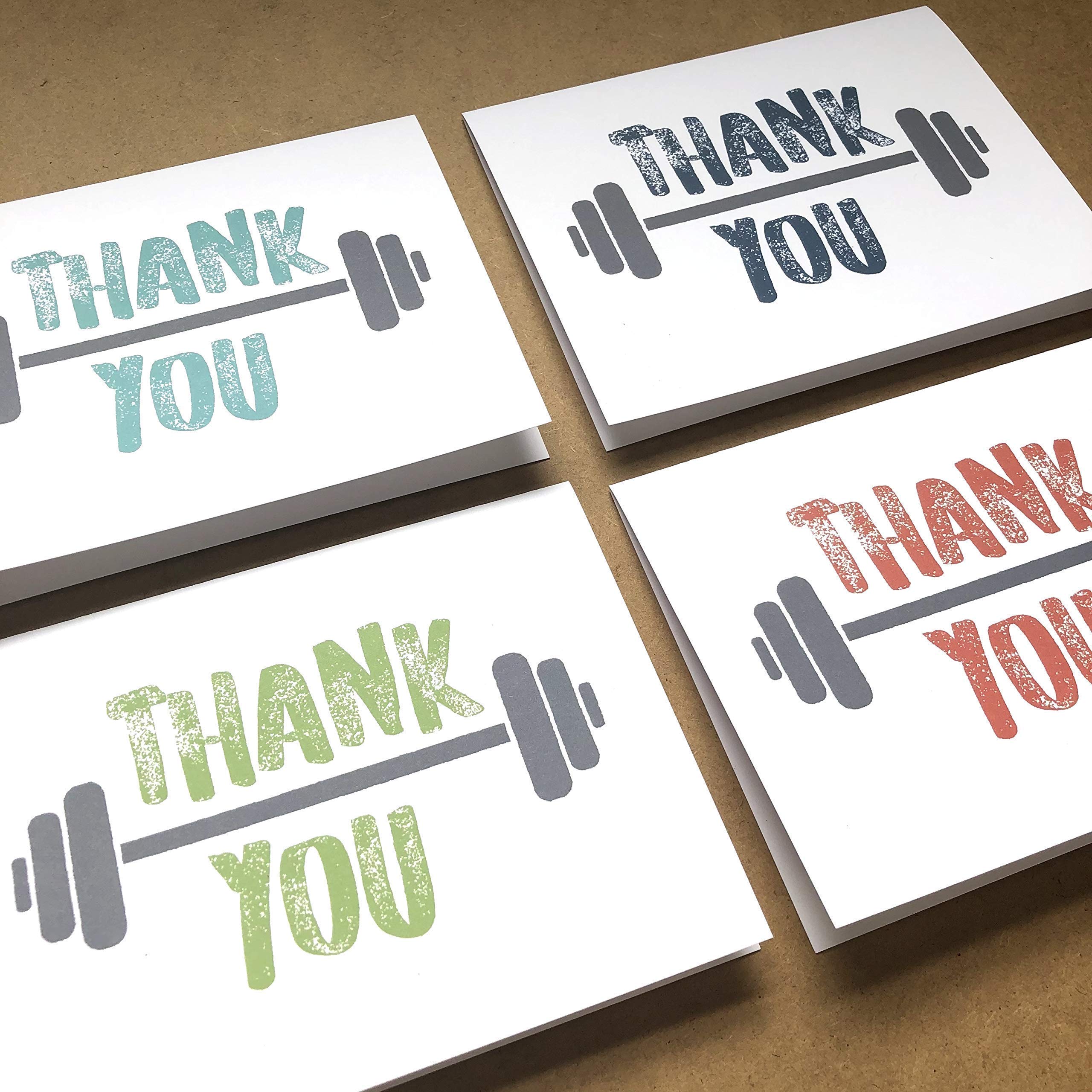 Personal Trainer Thank You Card - Fitness Appreciation Greeting Card for Coaches & Trainers - Perfect for Gifts, Workouts, and Gym Motivation