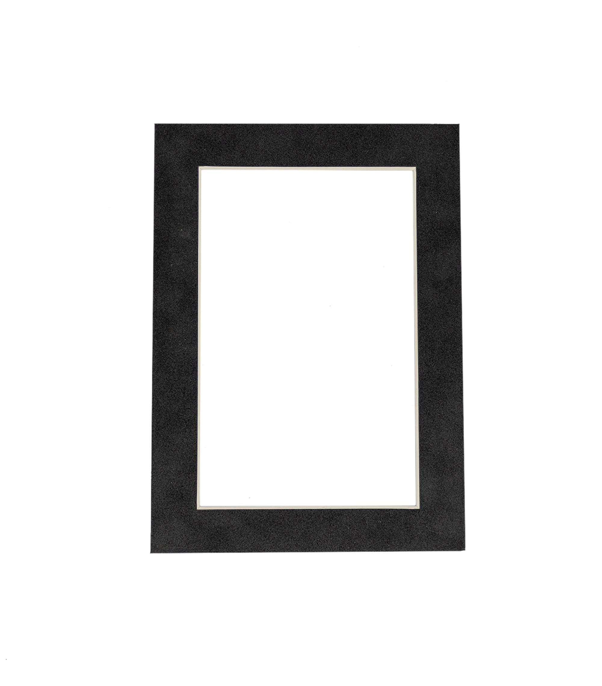 Acid-Free Ash Suede 22x28 Picture Frame Mat with White Core Bevel Cut for 16x20 Photos - Fits Standard 22x28 Frames - Includes Protective Bag & Backing Board - Perfect for Framing Artwork, Photographs, and Memorabilia