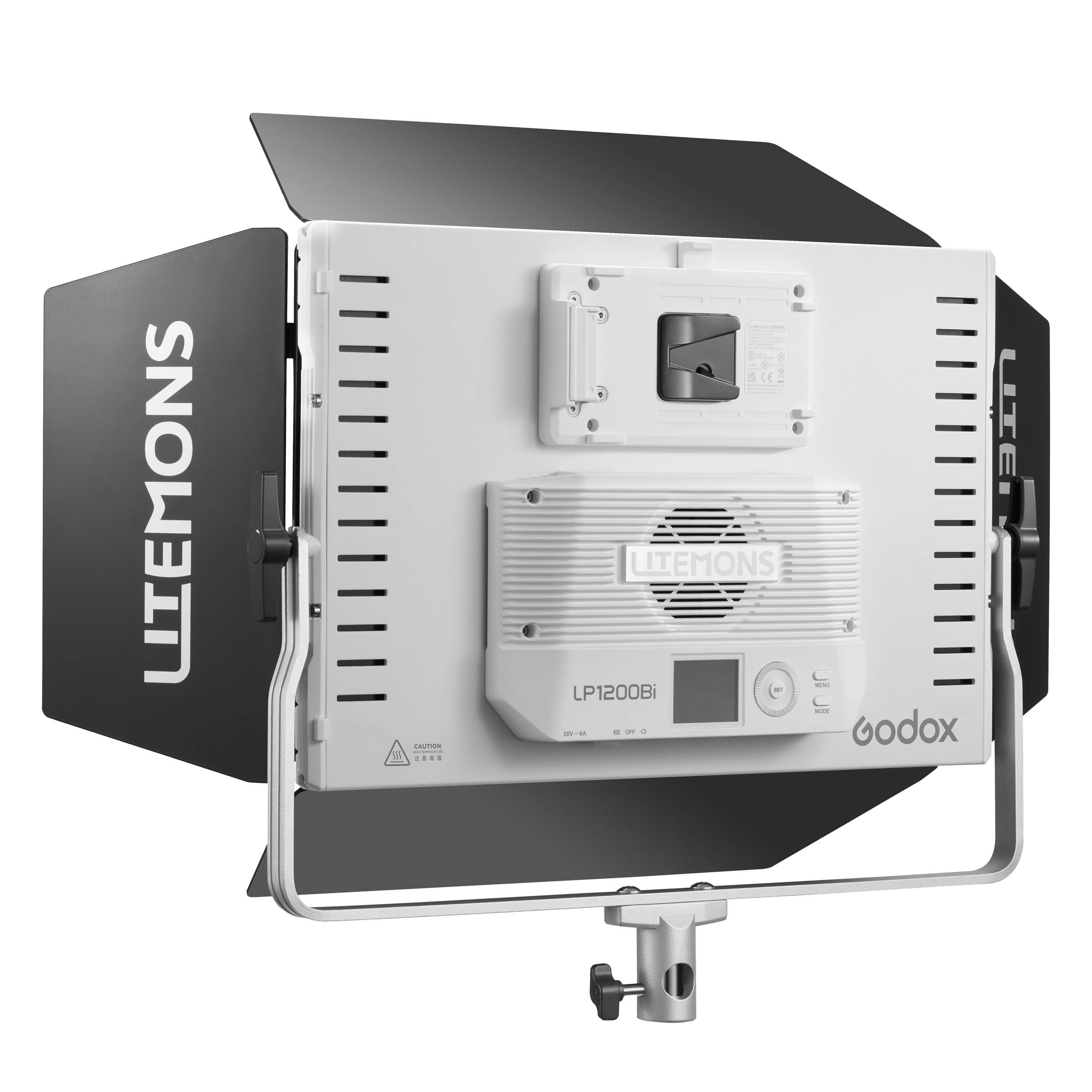 Godox LP1200BI Bi-Color LED Video Light Kit - 1200W Equivalent, 3200K-5600K Adjustable, 3-Head Continuous Lighting for Photography, Videography & YouTube Studio Setup