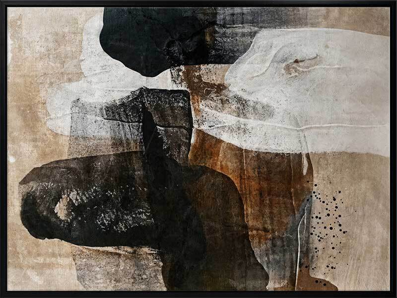 Earthen Hues II Canvas Art Print - Modern Abstract Wall Decor for Living Room, Bedroom & Office - Ready to Hang Home Decor