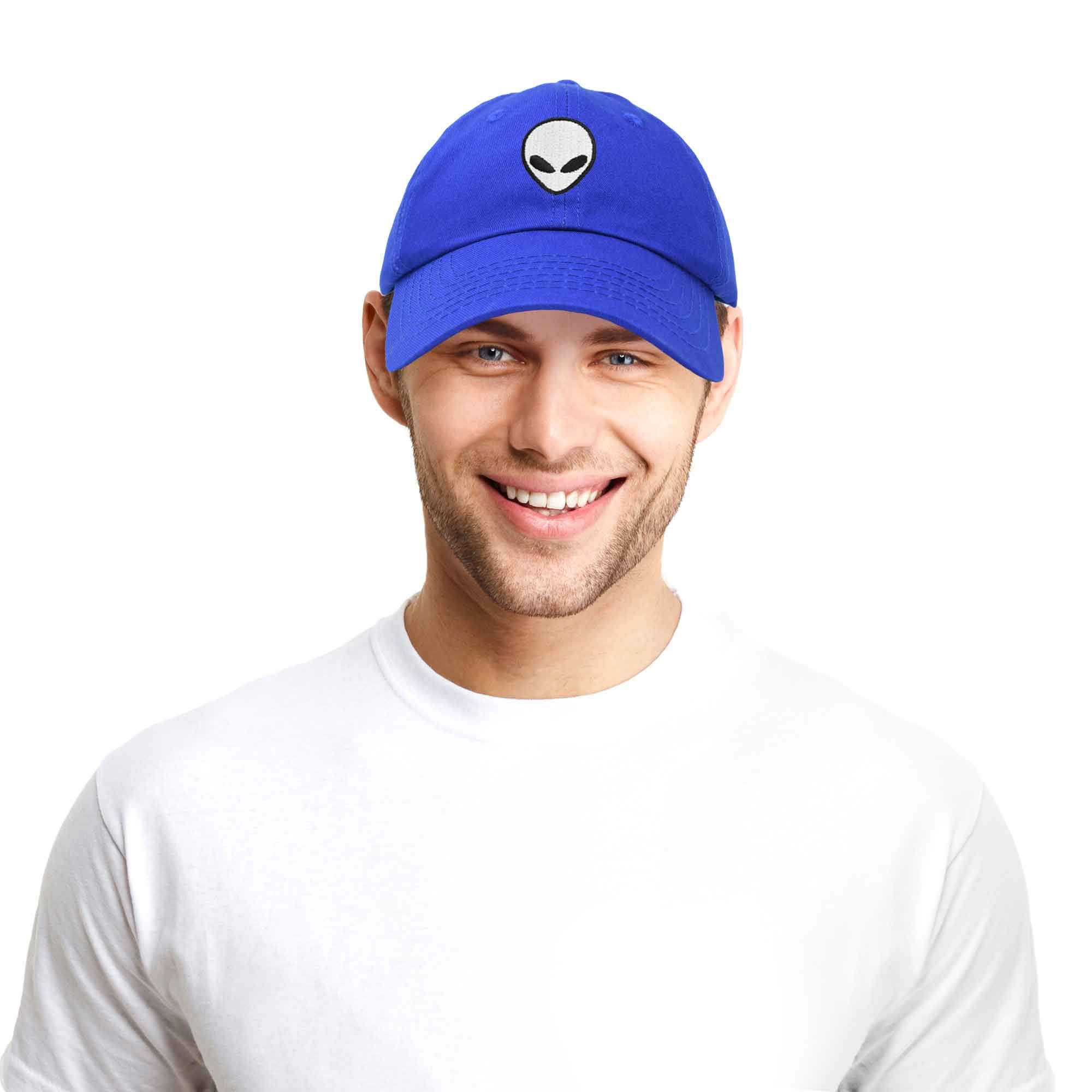 Alien Head Baseball Cap for Men & Women - Unique Sci-Fi Design, Adjustable Fit, Comfortable Cotton - Perfect for Cosplay, Halloween, and Everyday Wear