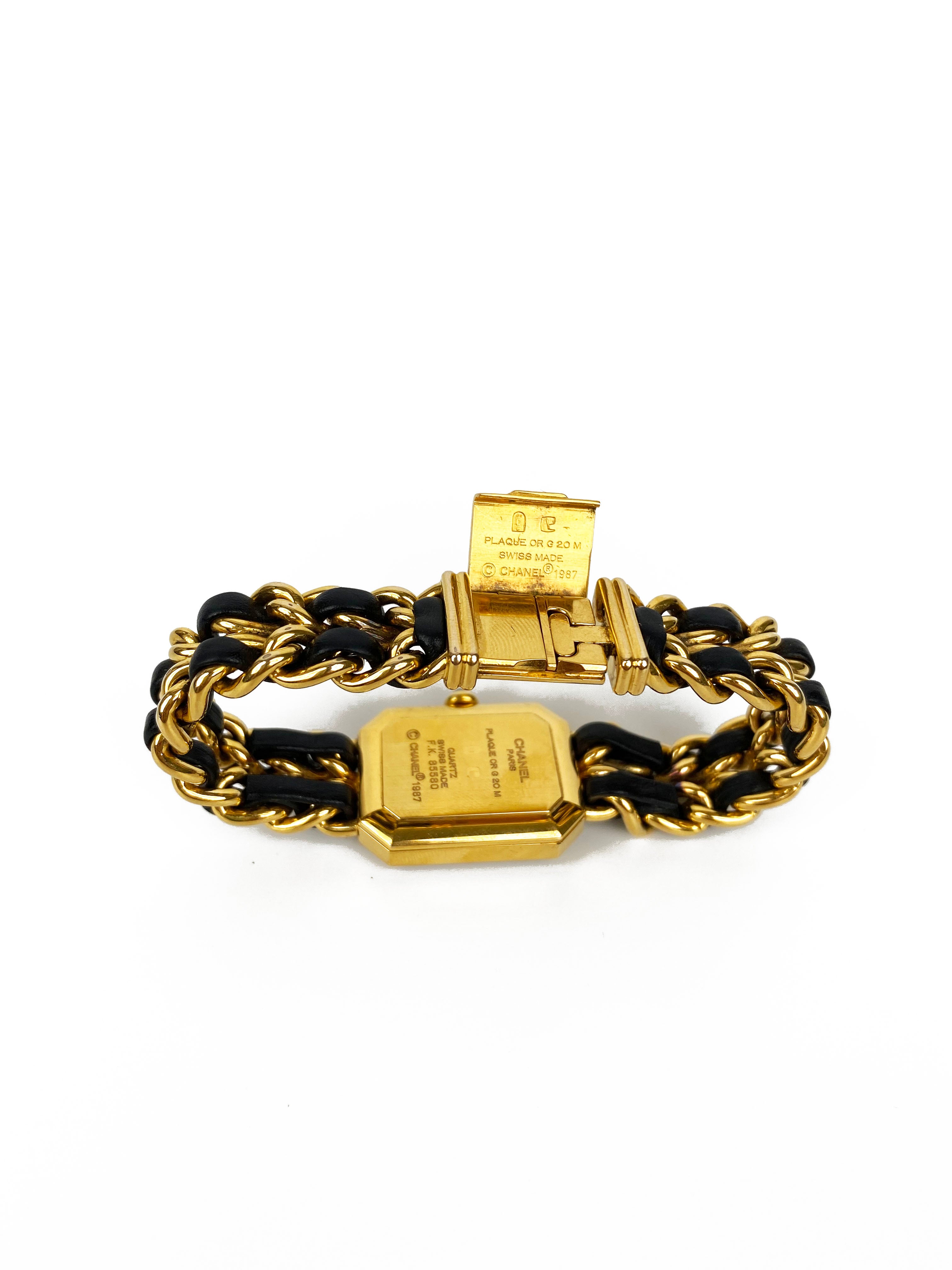 Chanel Premiere Black & Gold Luxury Watch for Women - Elegant Dress Watch for Formal Events & Special Occasions