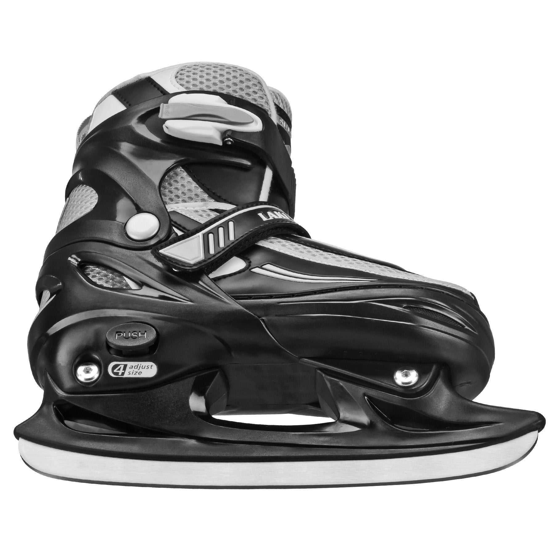 Lake Placid Summit Boys Adjustable Ice Skates for Hockey & Figure Skating - Perfect for Kids & Youth Outdoor Winter Sports