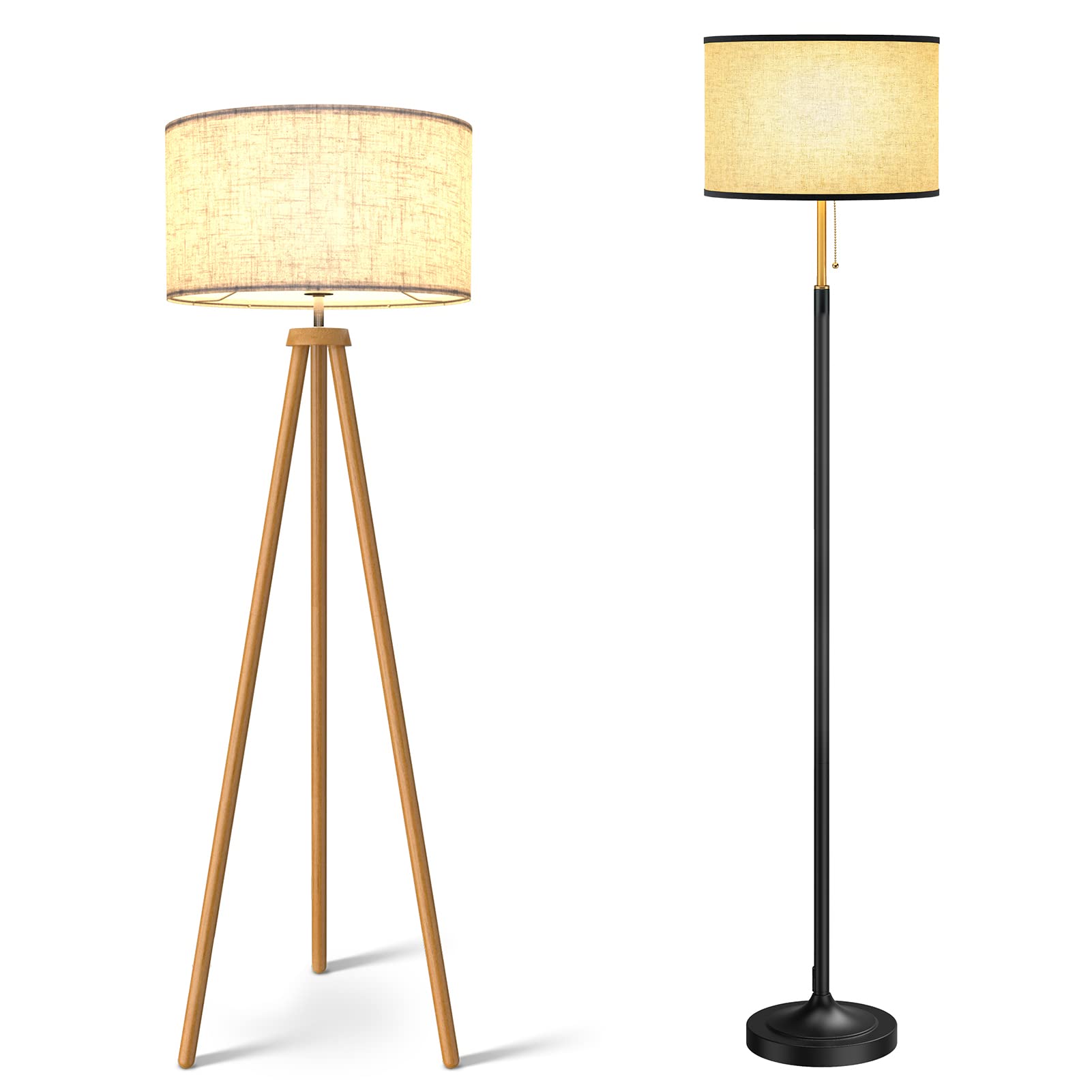 Modern LED Floor Lamp for Living Room, Bedroom & Office - Adjustable Brightness Reading Light with Remote Control - Perfect for Study, Relaxation & Home Decor