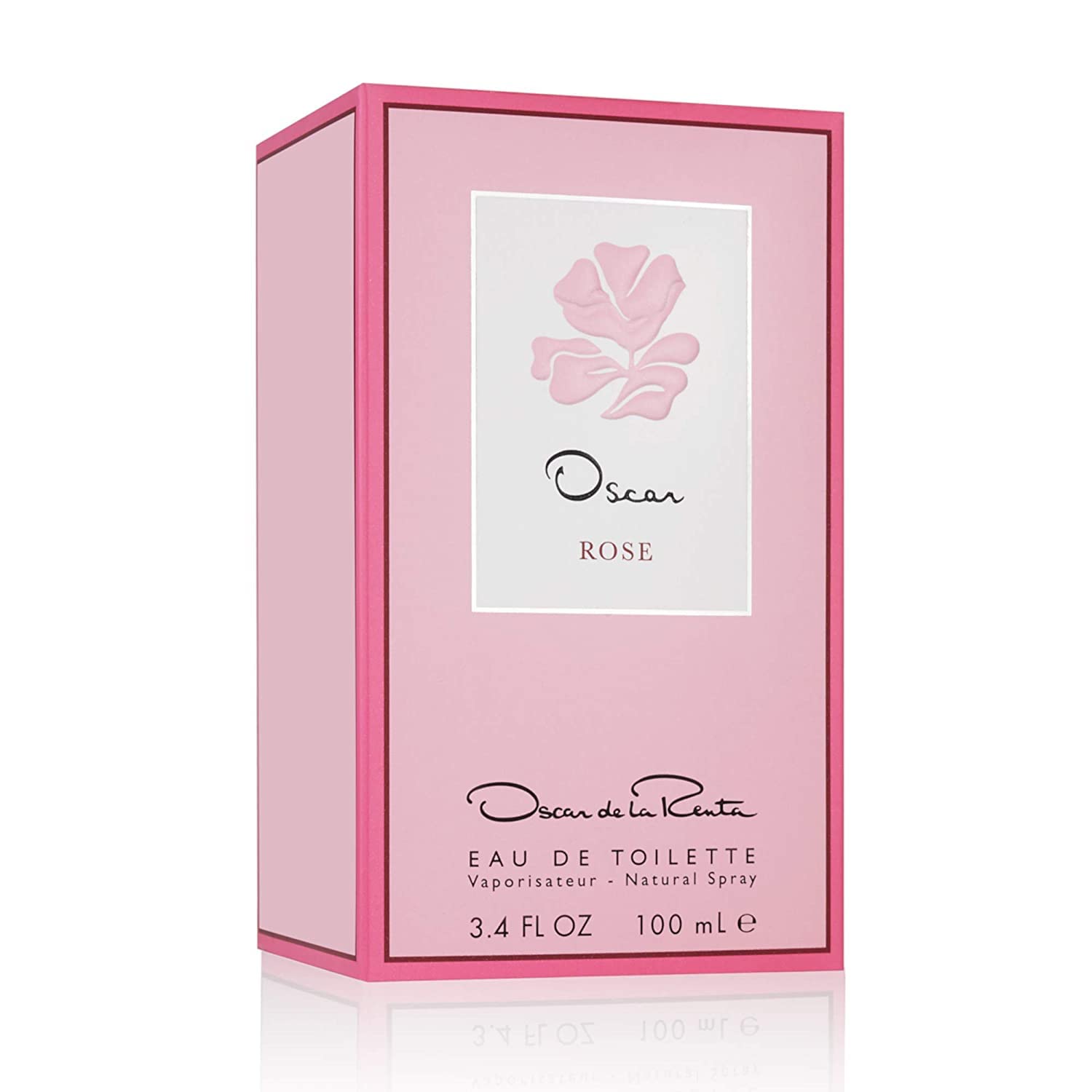 Oscar de la Renta Oscar Collection Rose Eau de Toilette Perfume Spray for Women, 3.4 Fl Oz - Floral Fragrance for Daywear, Evening Events & Special Occasions